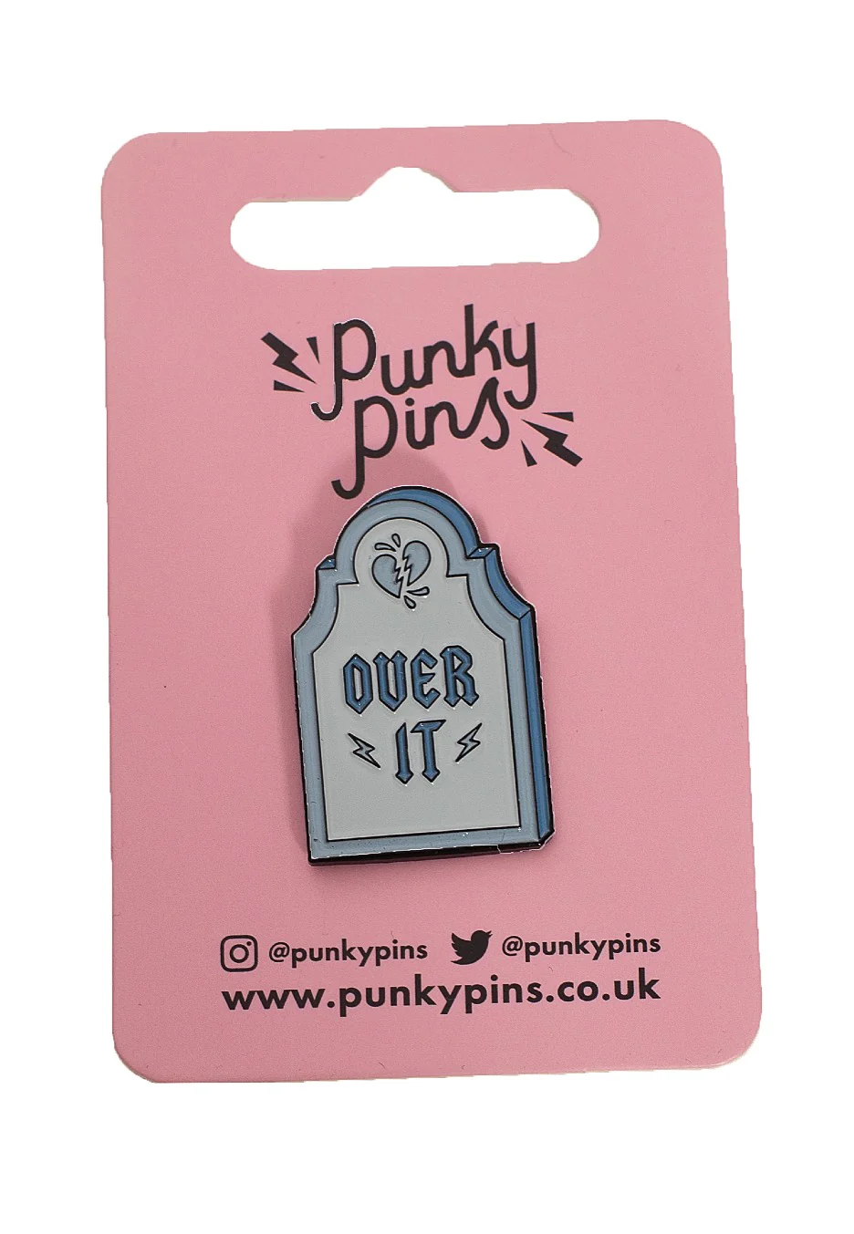 Punky Pins - Over It Blue - Pin - Image 4
