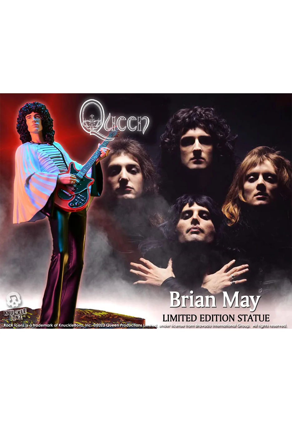 Queen - Brian May II (Sheer Heart Attack Era) Rock Iconz - Statue - Image 2