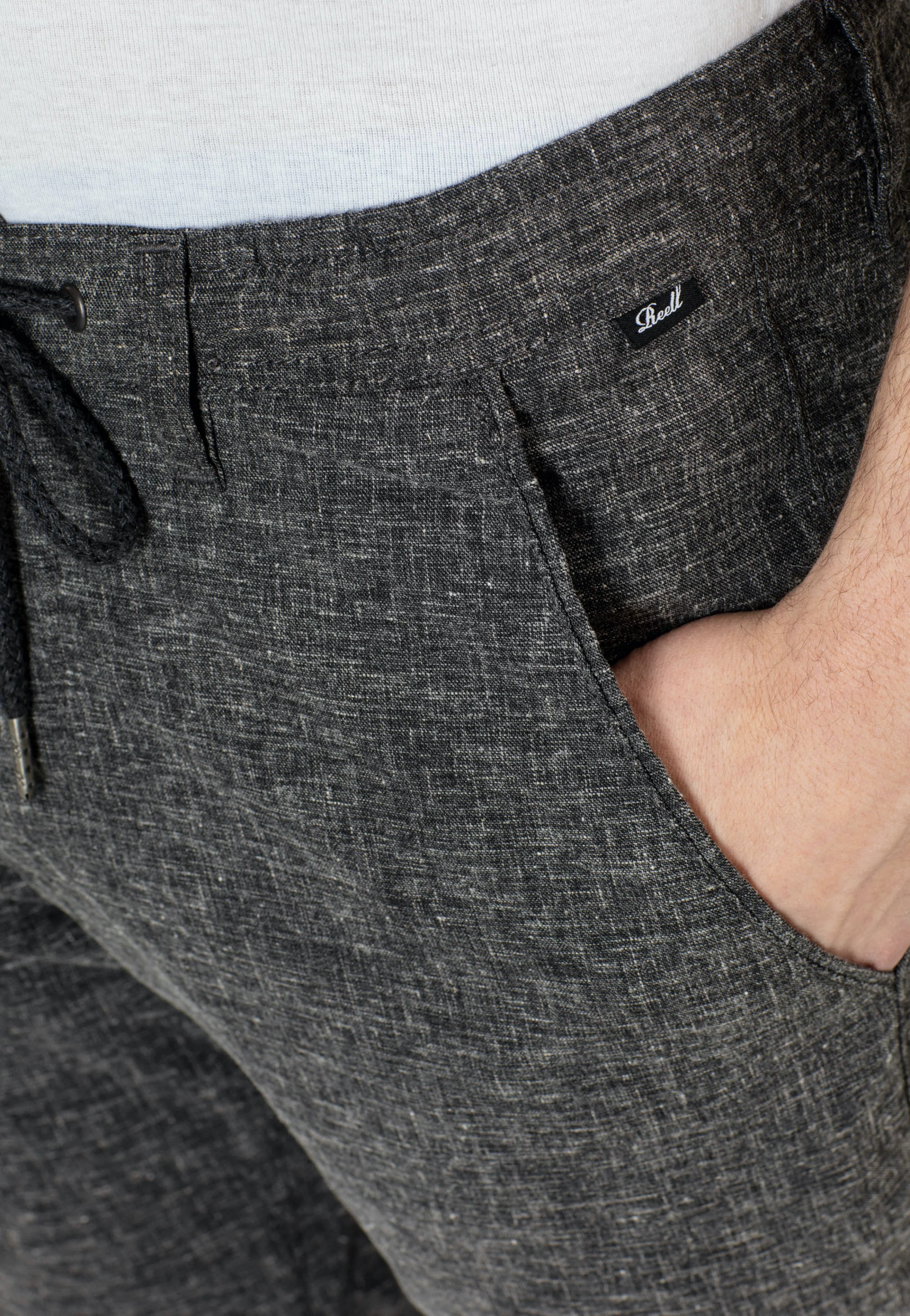 REELL - Reflex Evo Black Linen - Pants - Image 2