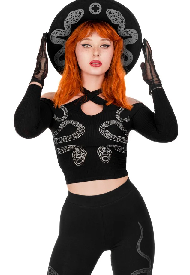 Restyle - Cathedral Snake Black - Top