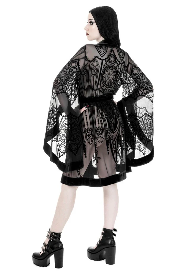 Cathedralis Sheer Black - Cloak - Image 13