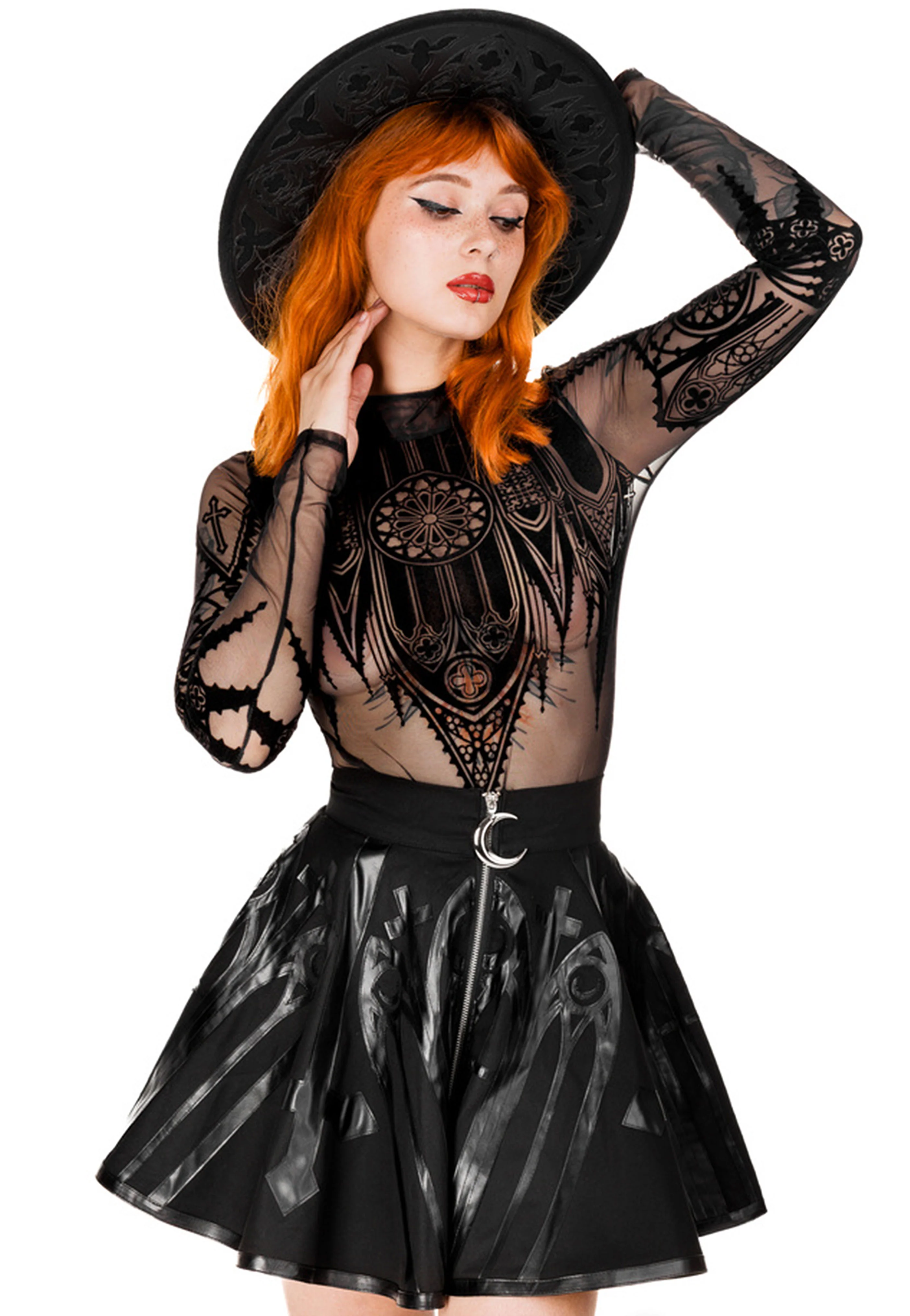 Restyle - Inverted Cathedral Mesh Black - Body - Image 3