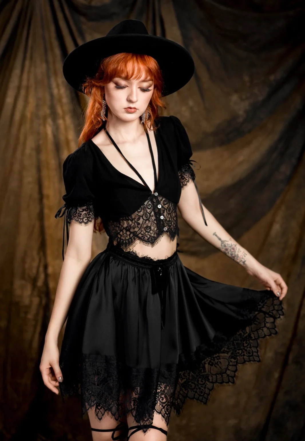 Restyle - Lost In Magic Black - Skirt - Image 4