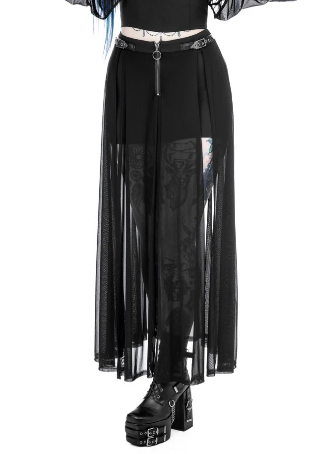 Restyle - Shadows Maxi Black - Skirt - Image 4