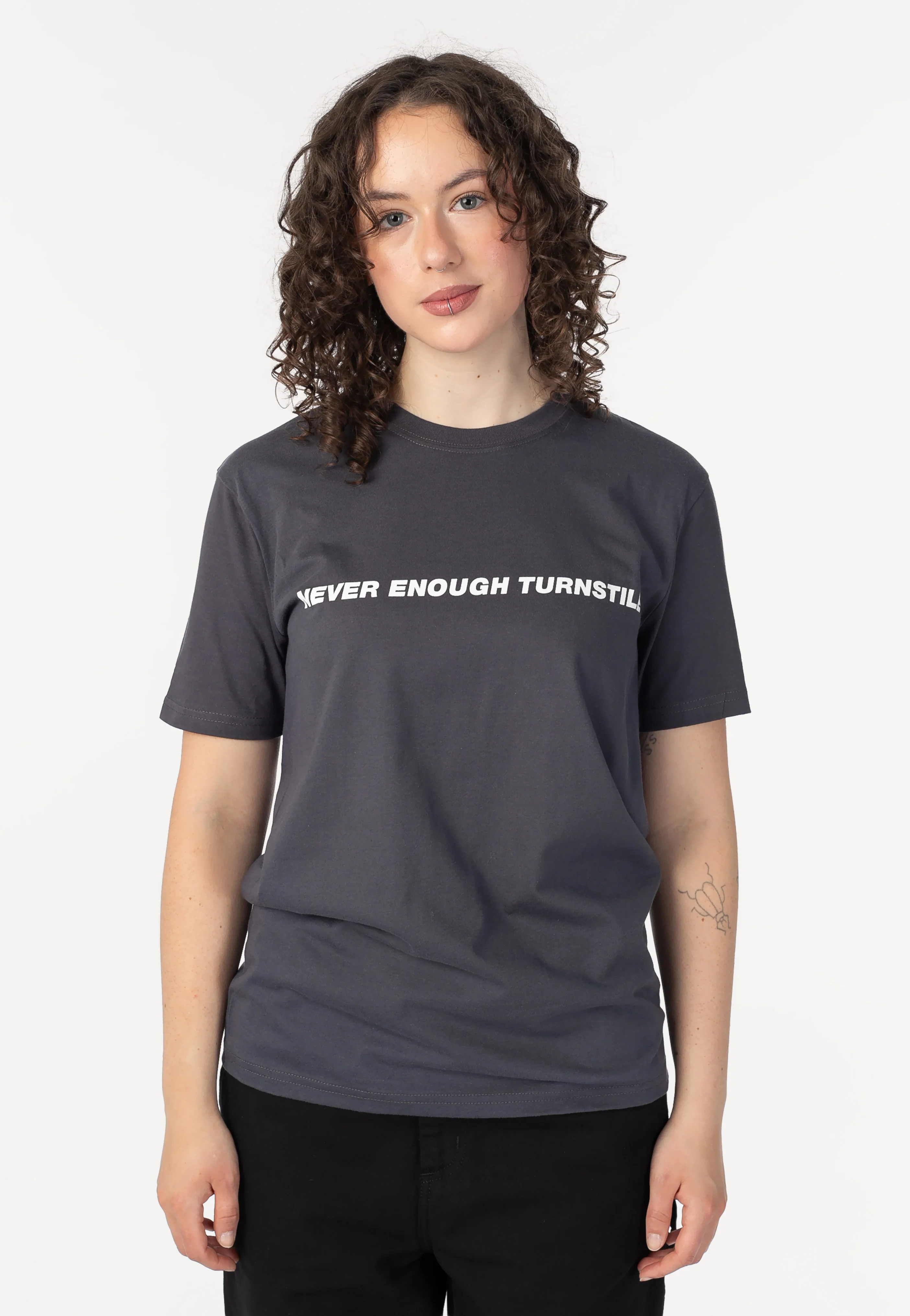 Right Place, Right Time Charcoal - T-Shirt - Image 3