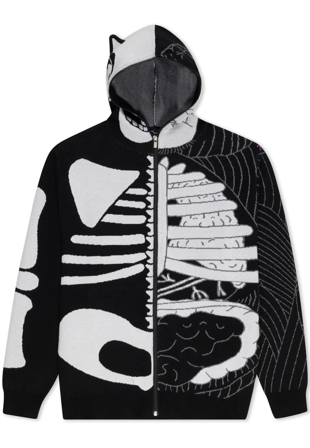 RIPNDIP - Skelly Nerm Black/White - Zipper - Image 3