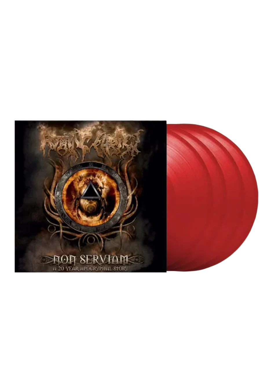 Rotting Christ - Non Serviam: A 20 Year Apocryphal Story Ltd. Red - Colored 4 Vinyl