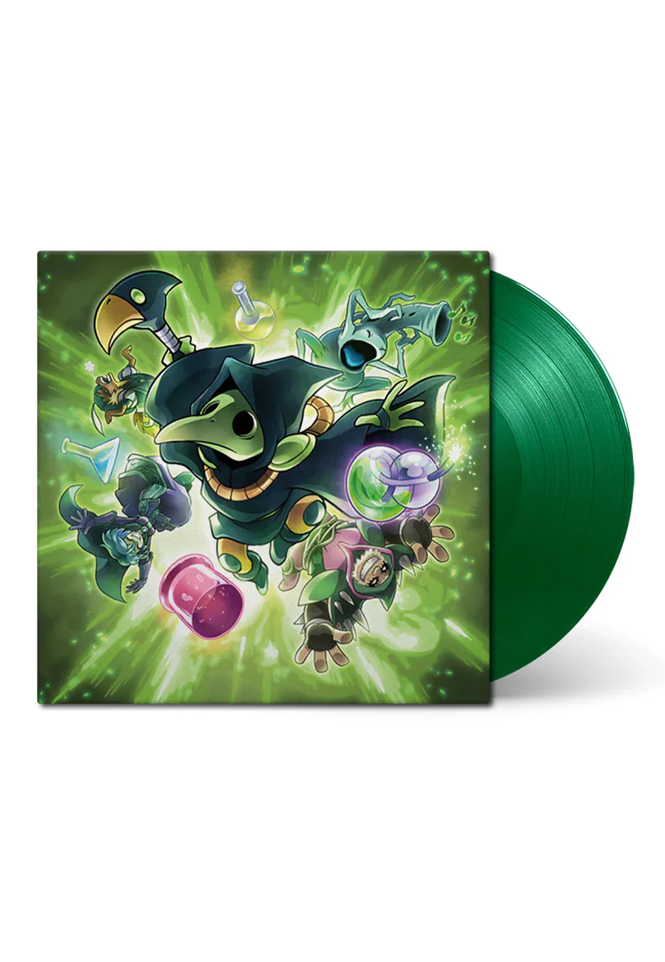 Shovel Knight - Shovel Knight: Plague Of Shadows OST (Jake Kaufmann / Manami Matsumae) Green - Colored Vinyl