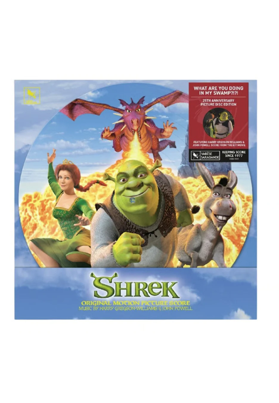 Shrek Original Motion Picture Score (Ltd. 25th Anniversary Edition) - Picture Vinyl