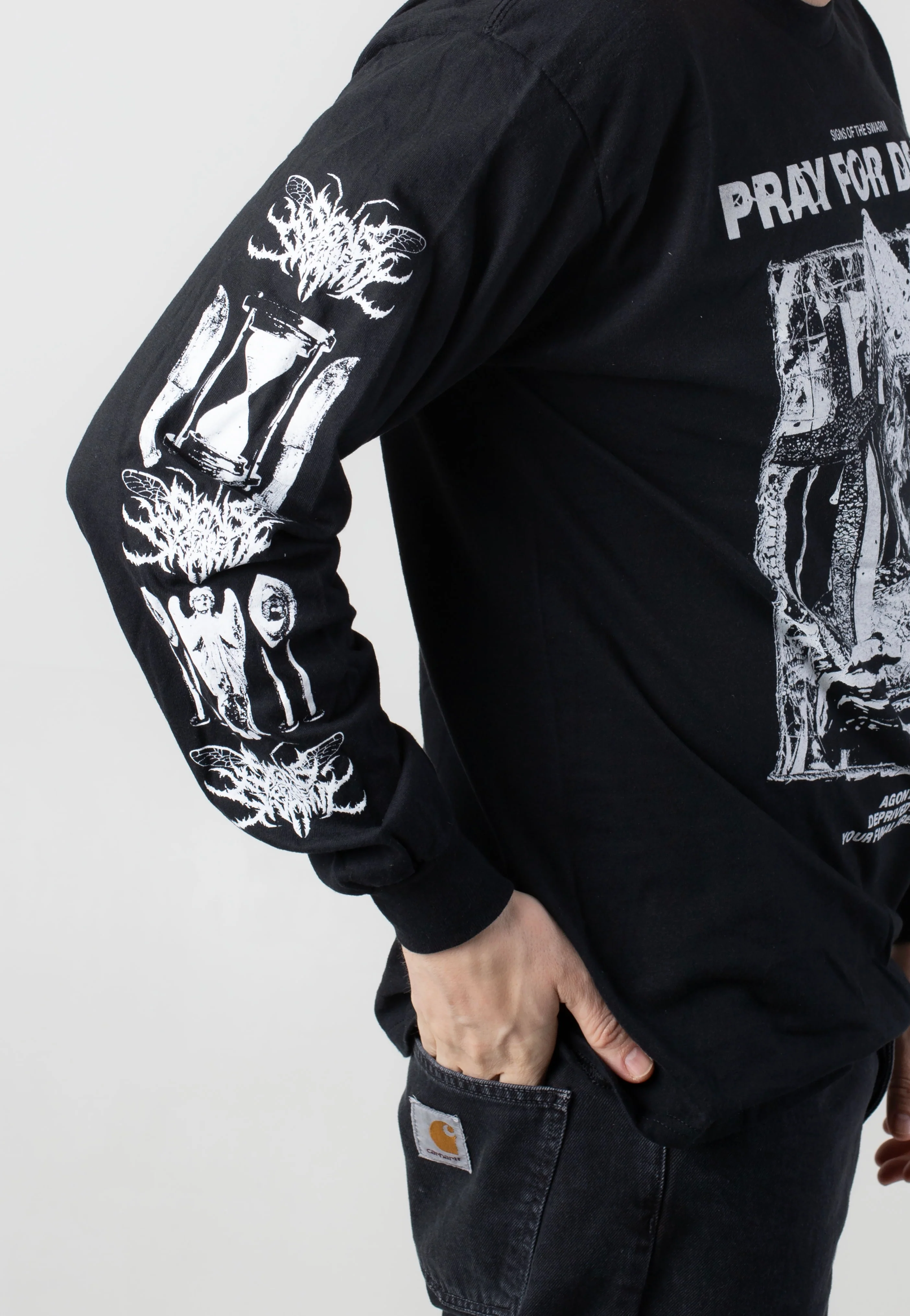 Signs Of The Swarm - Pray For Death - Longsleeve - Image 2