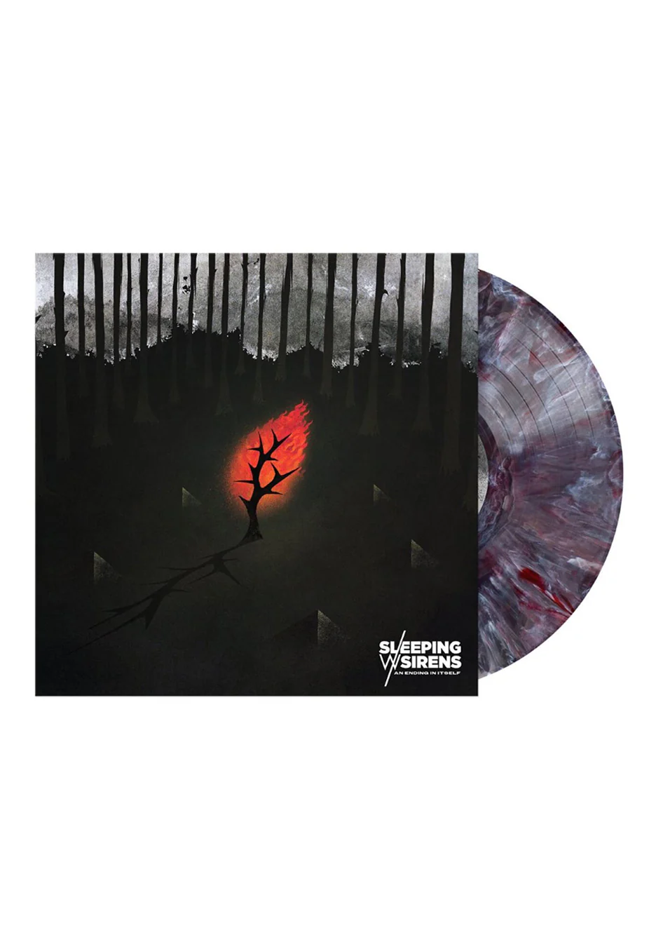 An Ending In Itself Ltd. Black, White & Red Swirl - Colored Vinyl