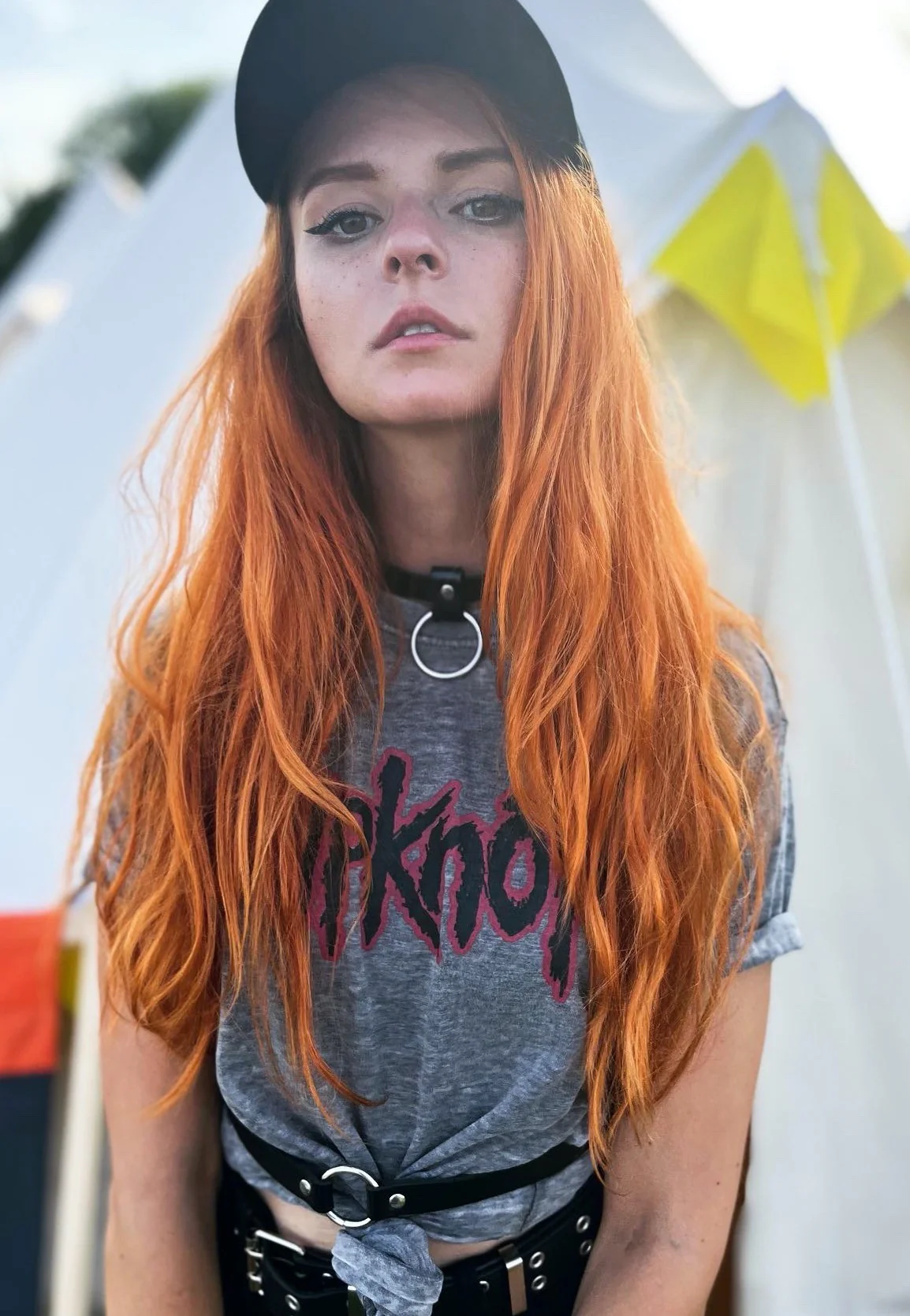 Slipknot - Red Logo Burnout Grey - T-Shirt - Image 6
