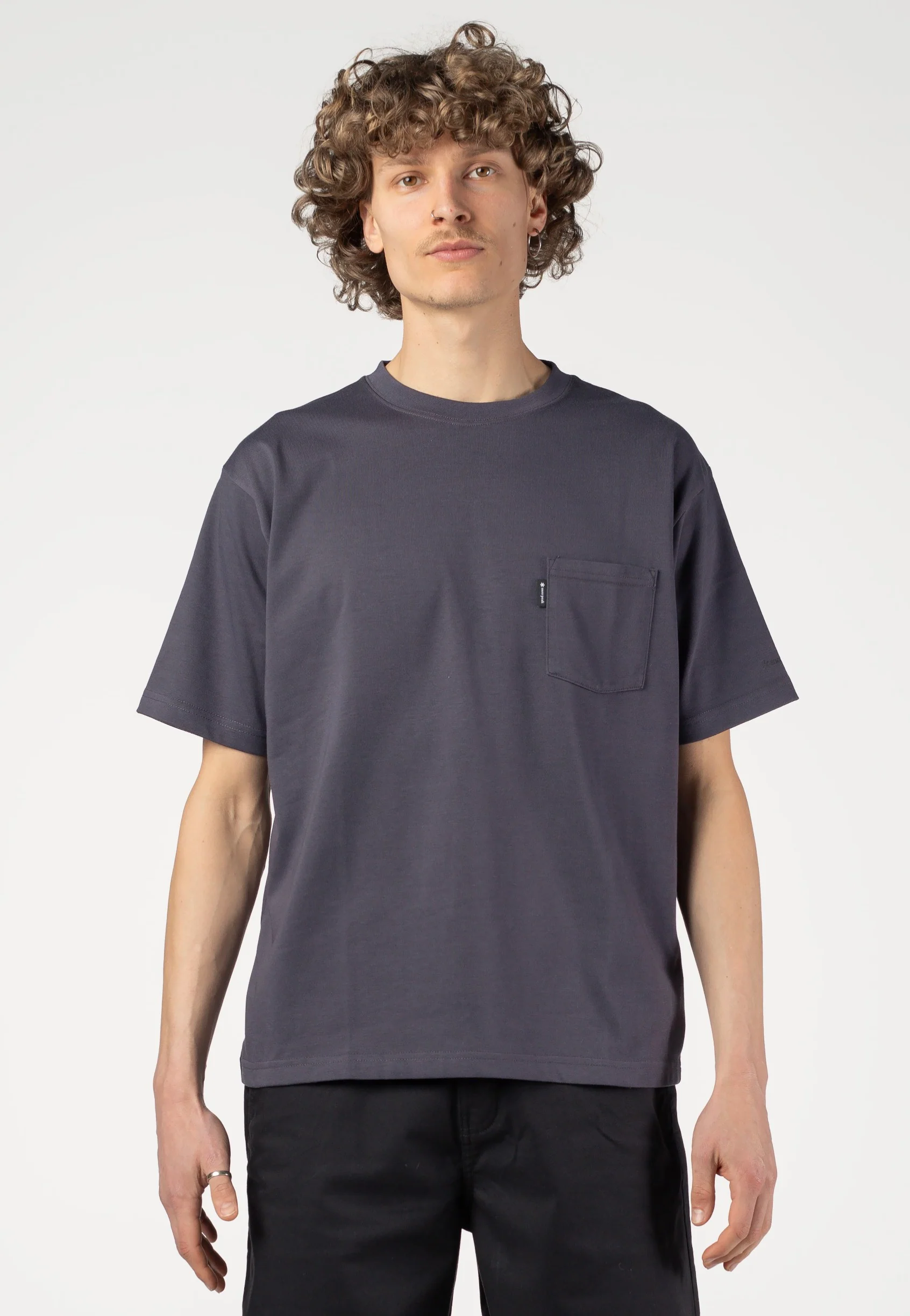 Snow Peak - NSD Pocket Charcoal - T-Shirt