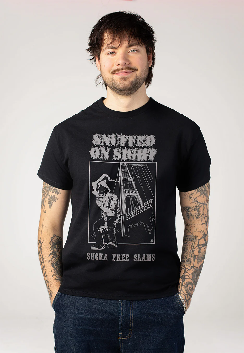 Snuffed On Sight - Sucka Free Slams - T-Shirt - Image 3