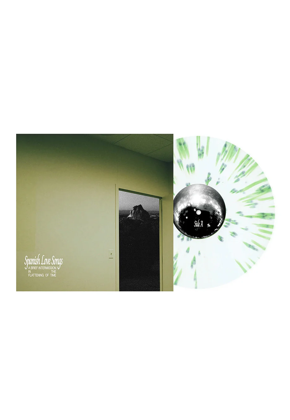Spanish Love Songs - A Brief Intermission In The Flattening Of Time Ltd. White w/ Green - Splattered Vinyl
