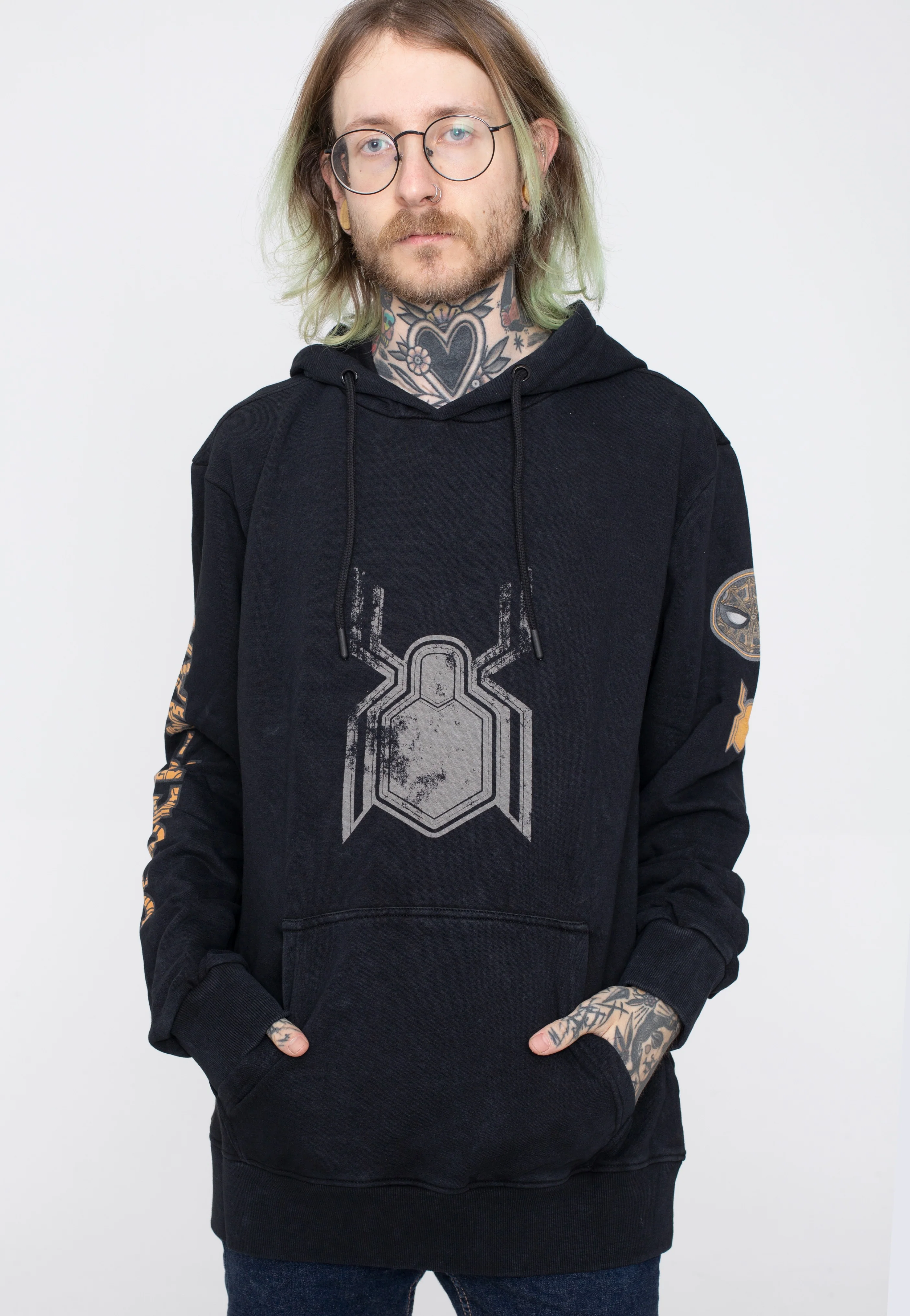 Spider-Man - Spider Acid Wash - Hoodie - Image 5