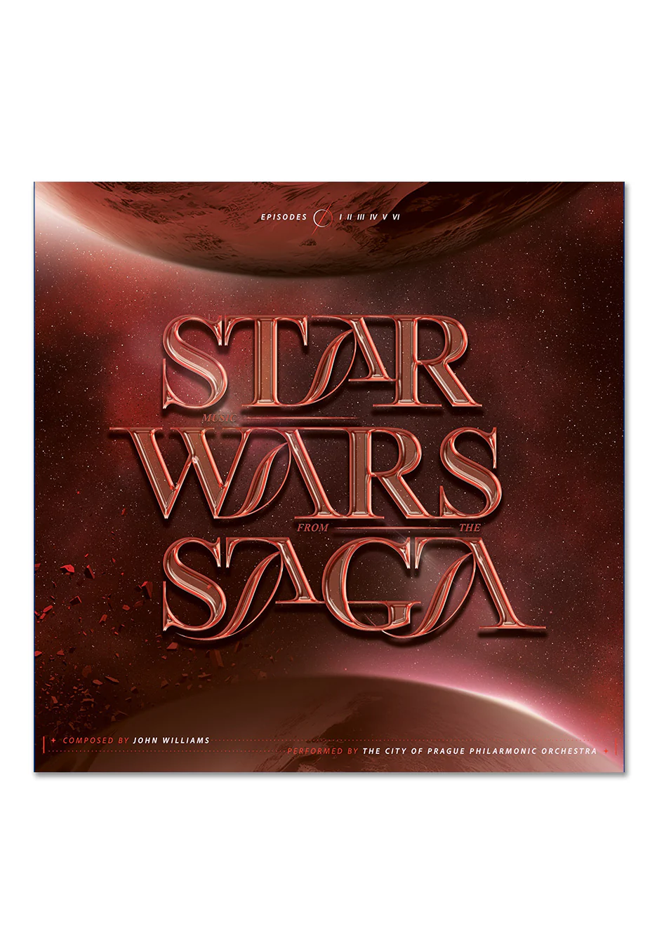 Star Wars - Music From The Star Wars Saga (City Of Prague Orchestra) Ltd. Transparent Red - Colored 2 Vinyl - Image 2