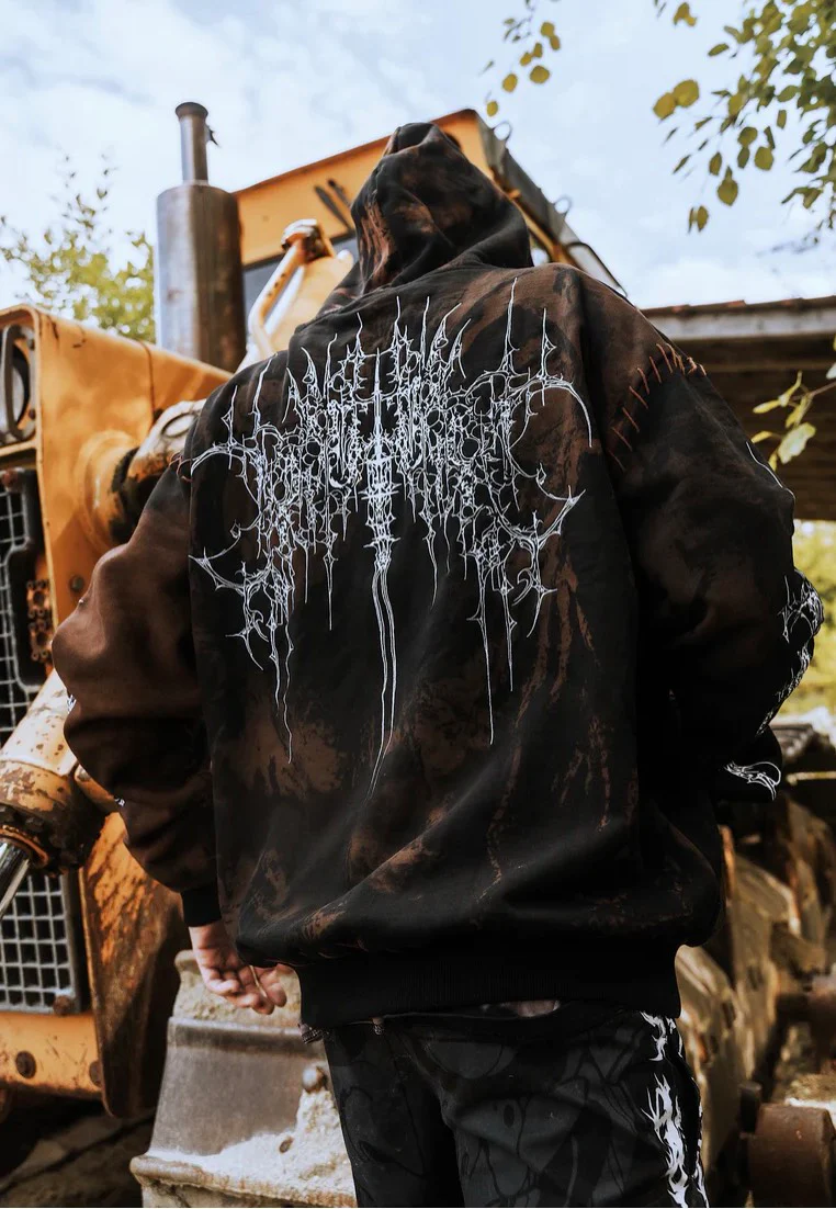 Stay Cold Apparel - Chamber Of Chaos Heavy Oversized Brown - Hoodie - Image 2