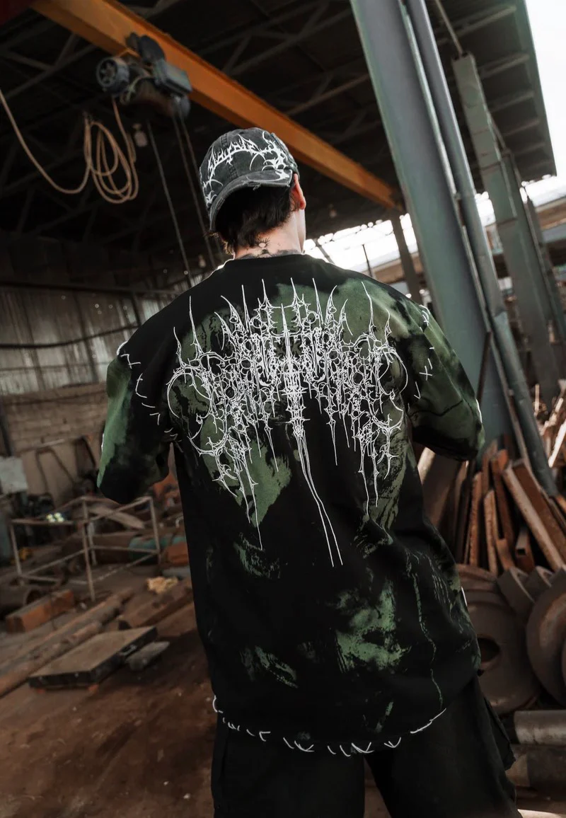 Chamber Of Chaos Heavy Oversized Mentol - T-Shirt - Image 4