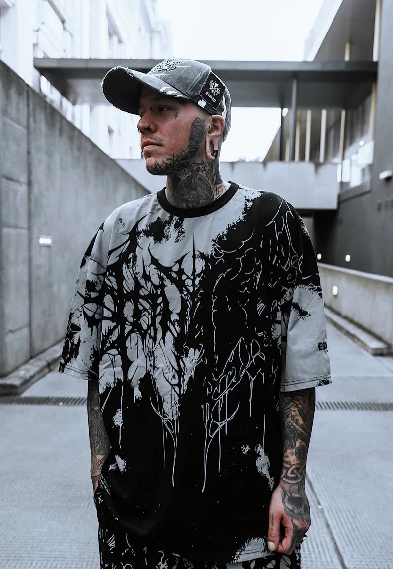 Stay Cold Apparel - Daggerwave Oversized Grey Dye - T-Shirt