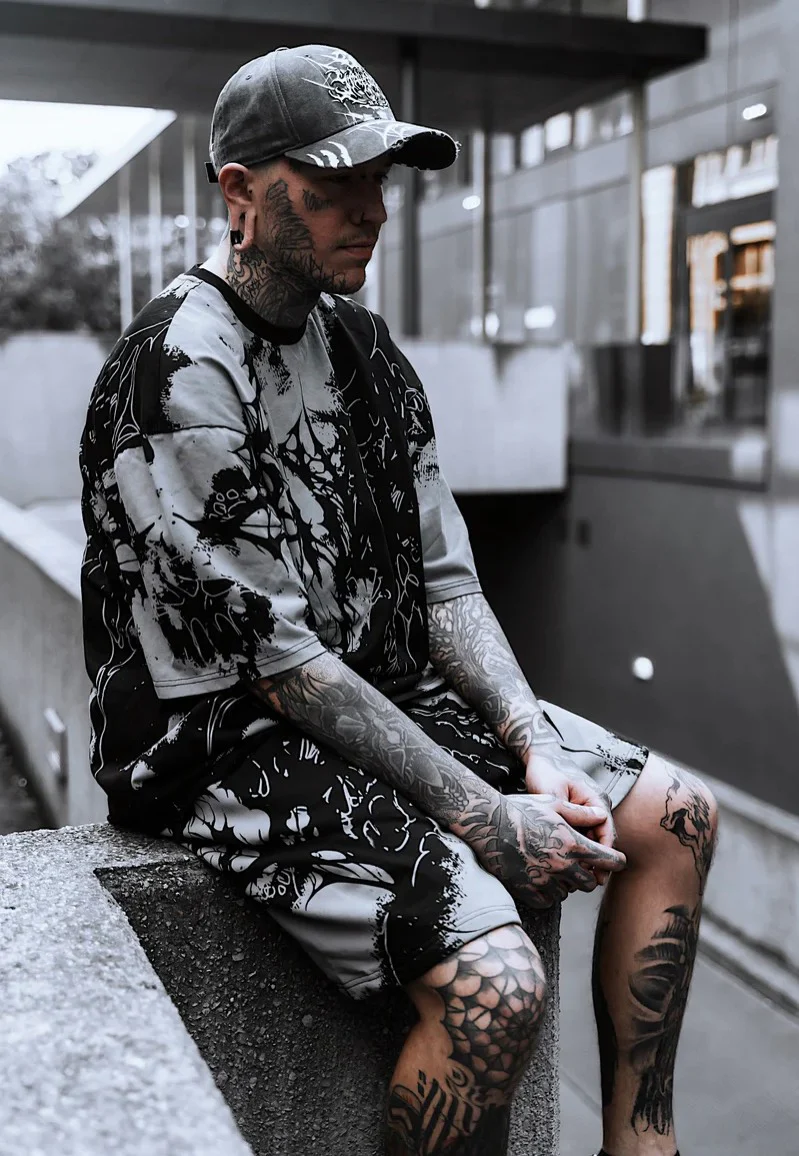 Stay Cold Apparel - Daggerwave Oversized Grey Dye - T-Shirt - Image 4