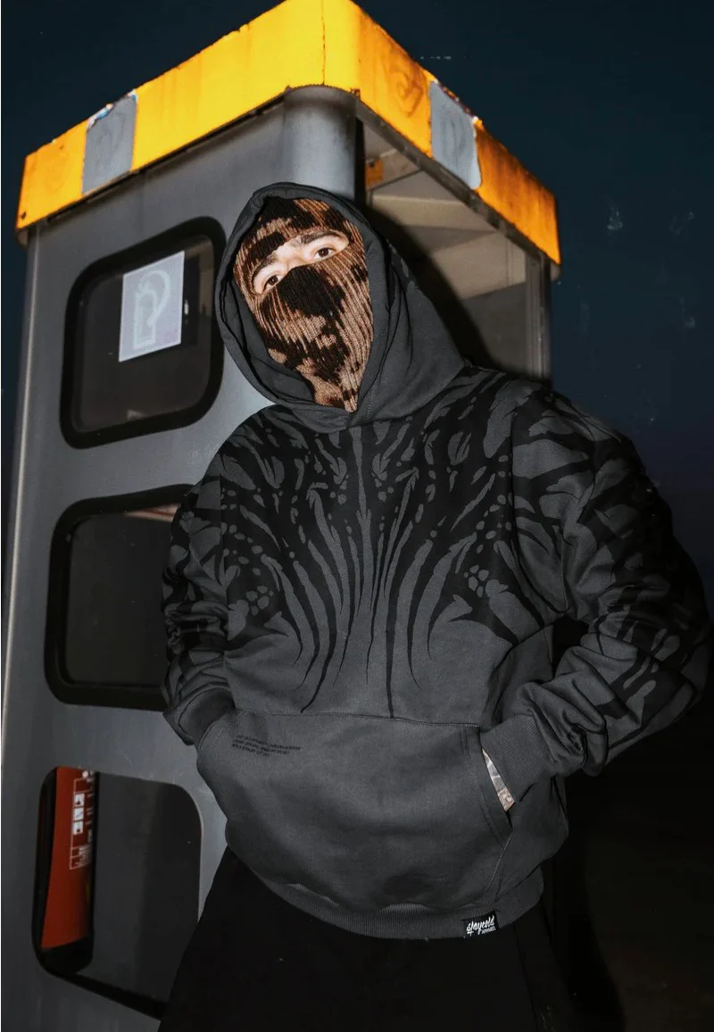 Necroblade Heavy Oversized Black - Hoodie - Image 6