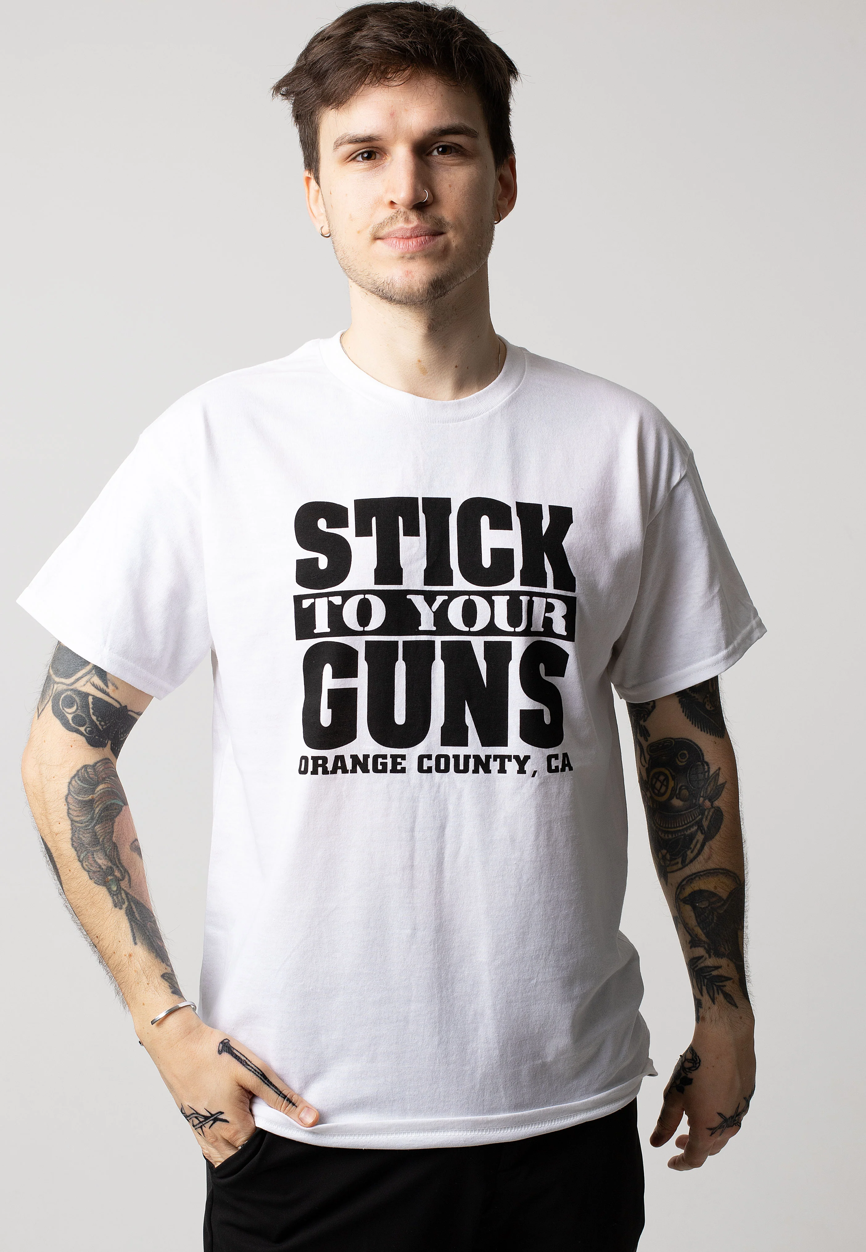 Stick To Your Guns - I Am White - T-Shirt - Image 3