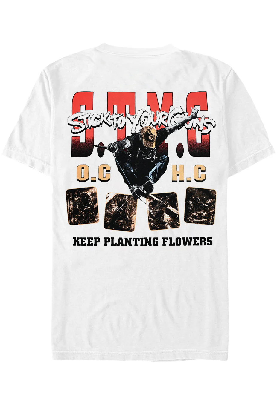 Stick To Your Guns - Keep OCHC White - T-Shirt - Image 2