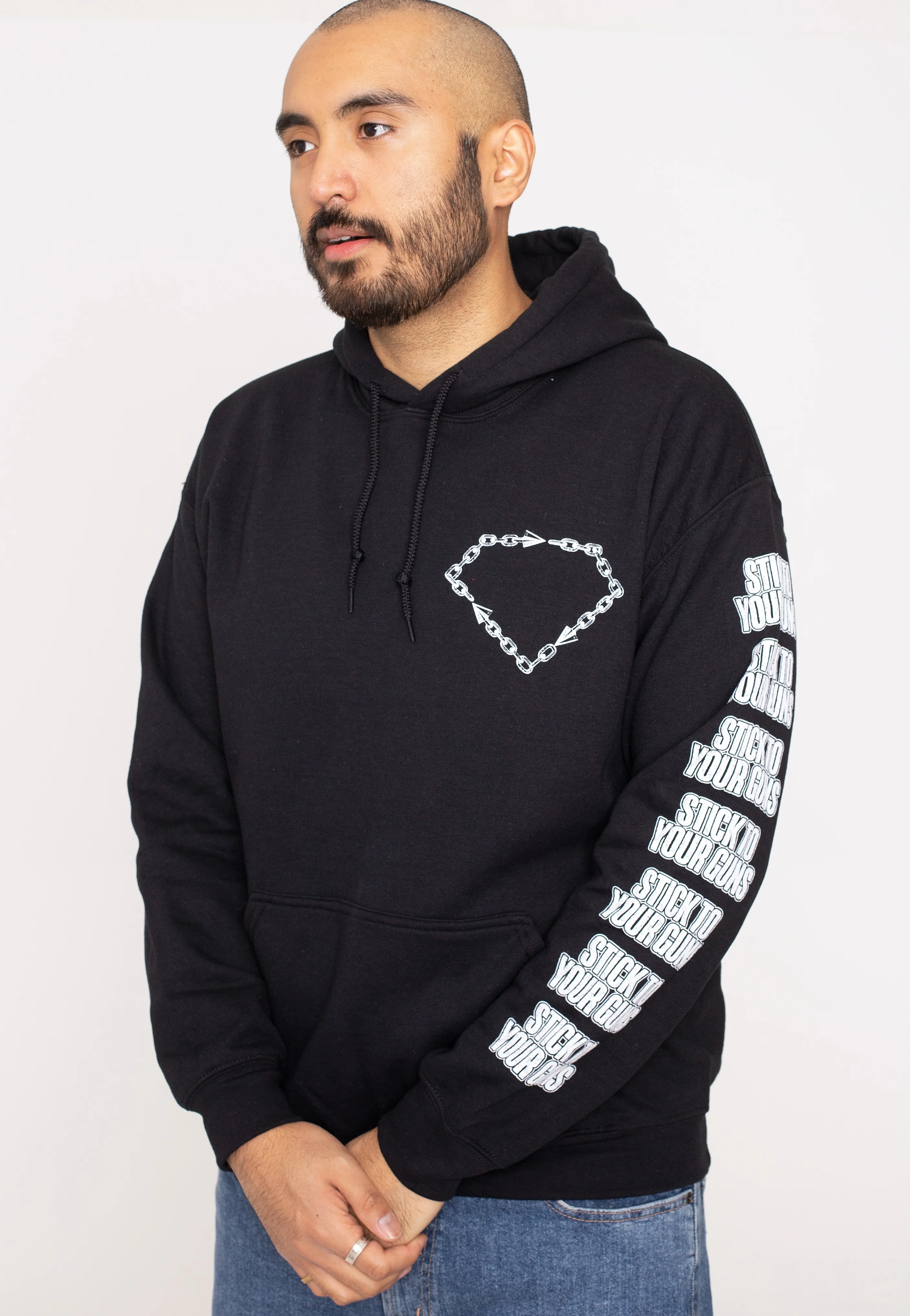 Stick To Your Guns - More Of Us Logo - Hoodie