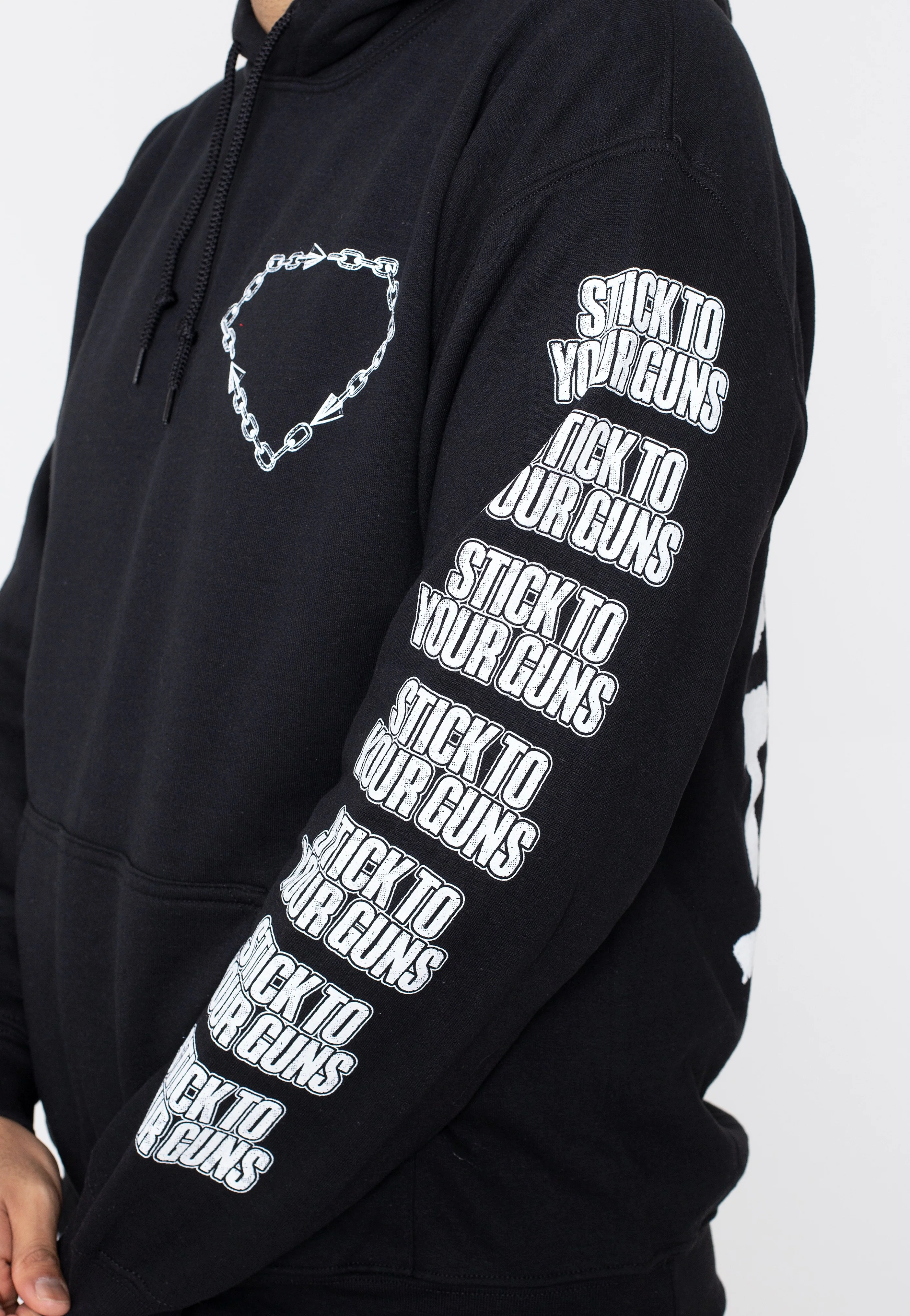 Stick To Your Guns - More Of Us Logo - Hoodie - Image 2