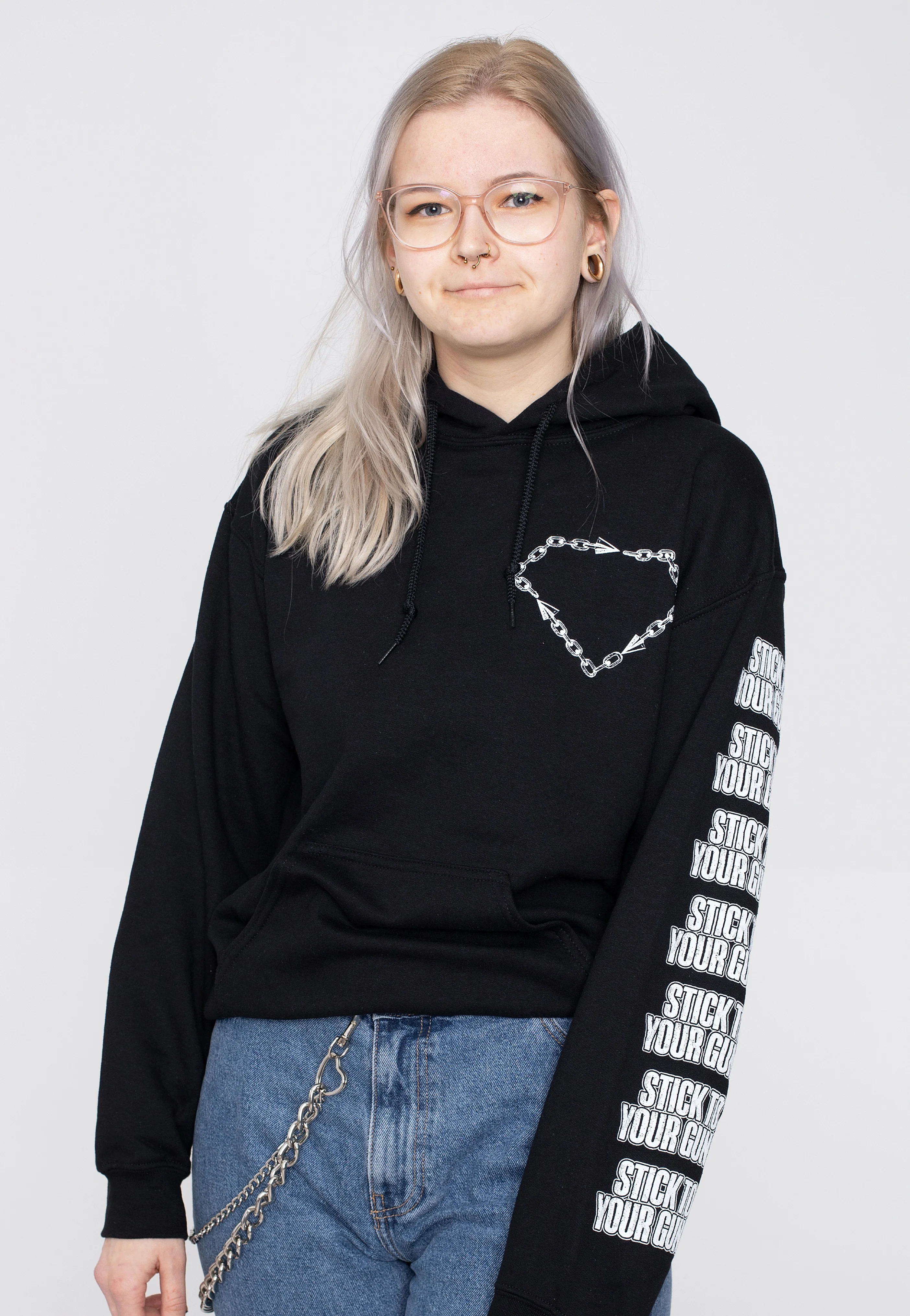 Stick To Your Guns - More Of Us Logo - Hoodie - Image 4