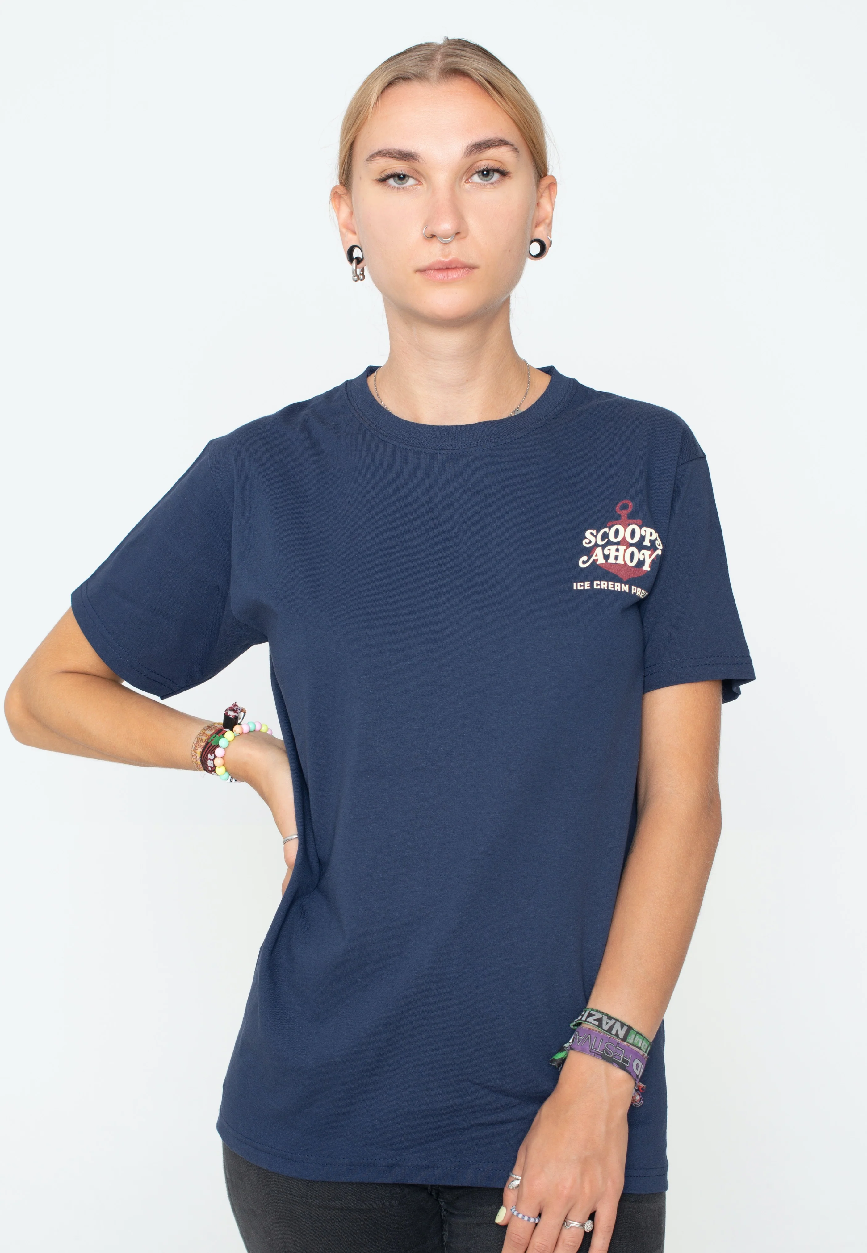 Stranger Things - Ahoy Ahoy Navy - T-Shirt - Image 5