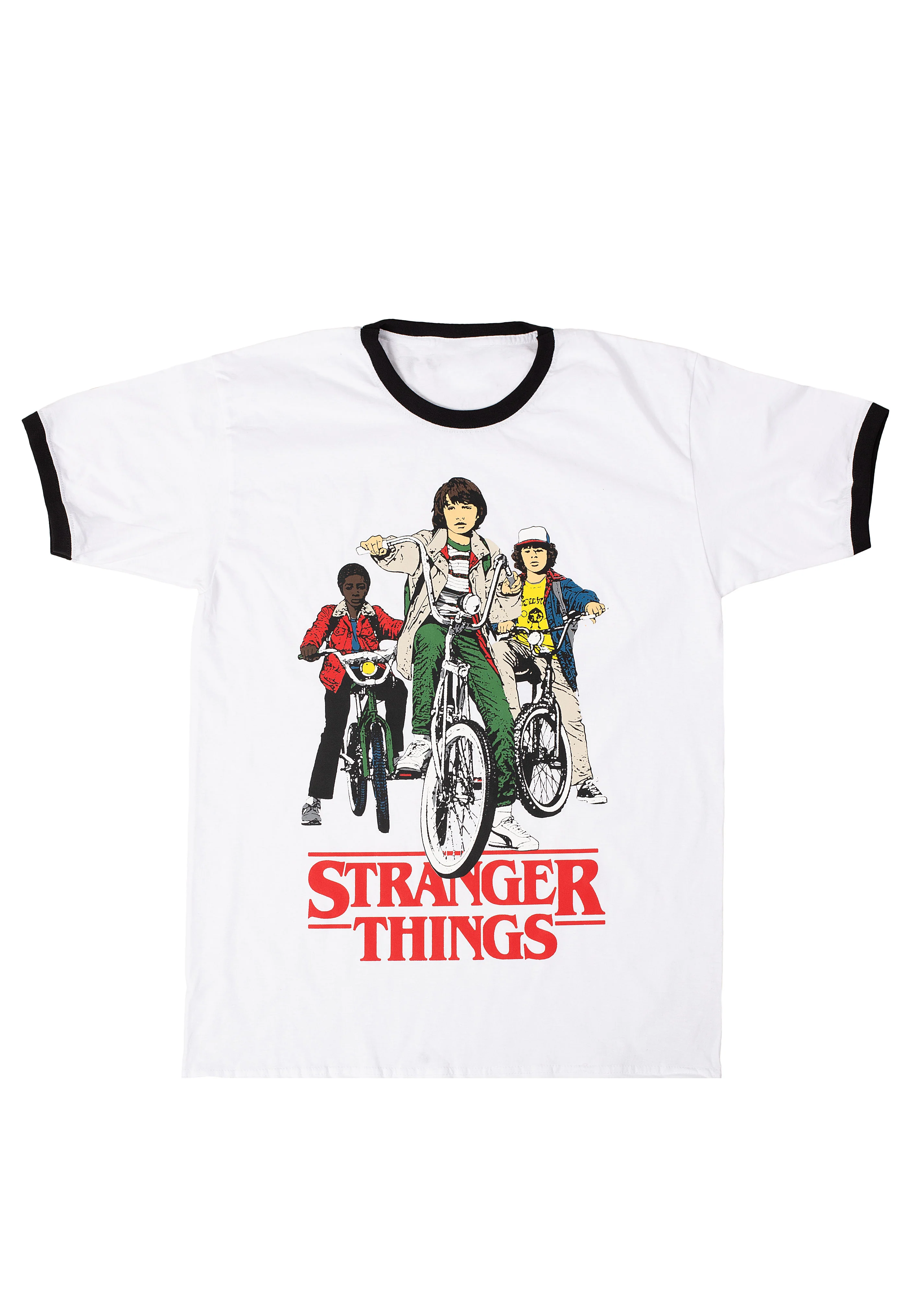 Stranger Things - Bikes Ringer White - T-Shirt - Image 5