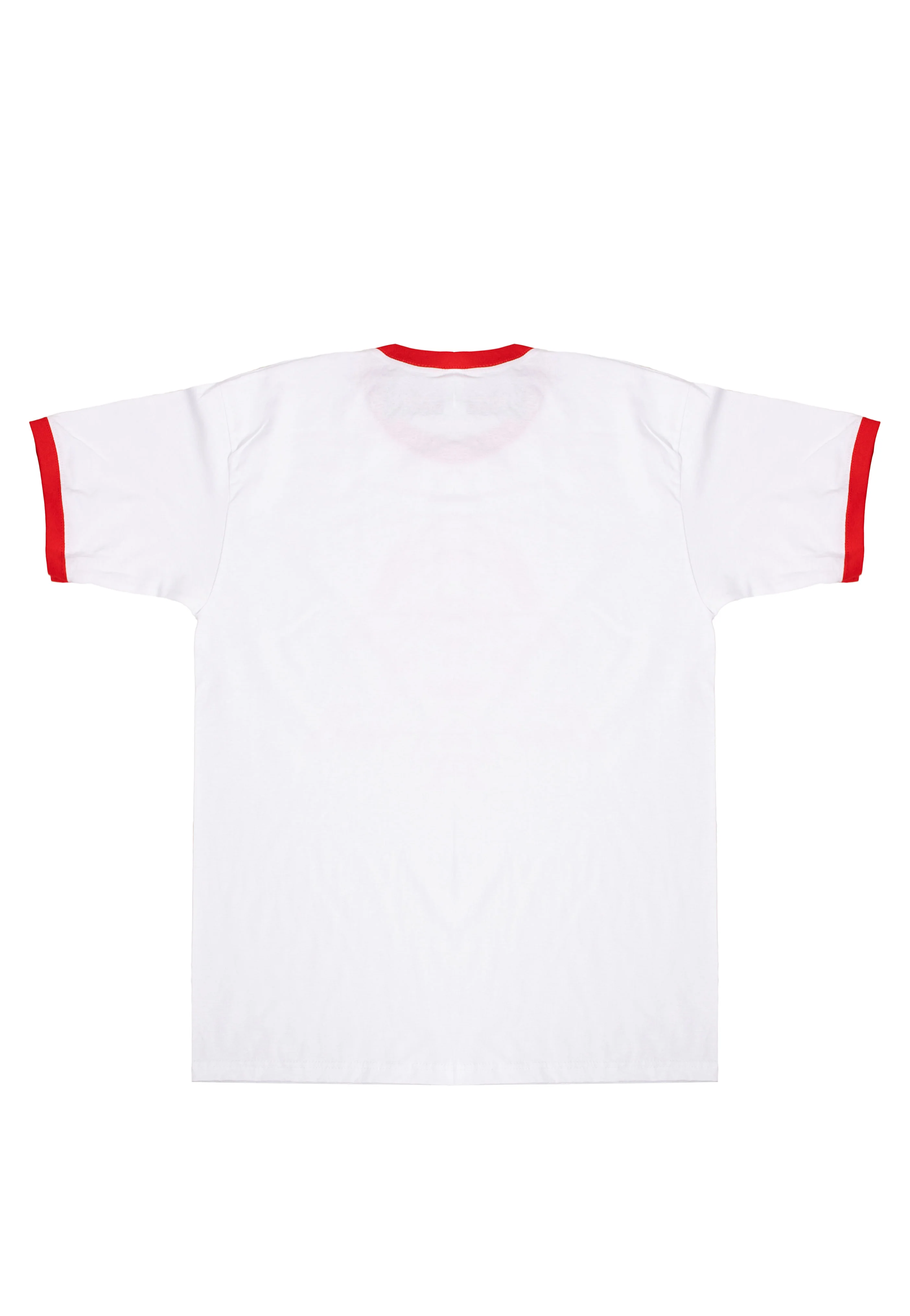 Surfer Boy Pizza Ringer White/ Red - T-Shirt - Image 6