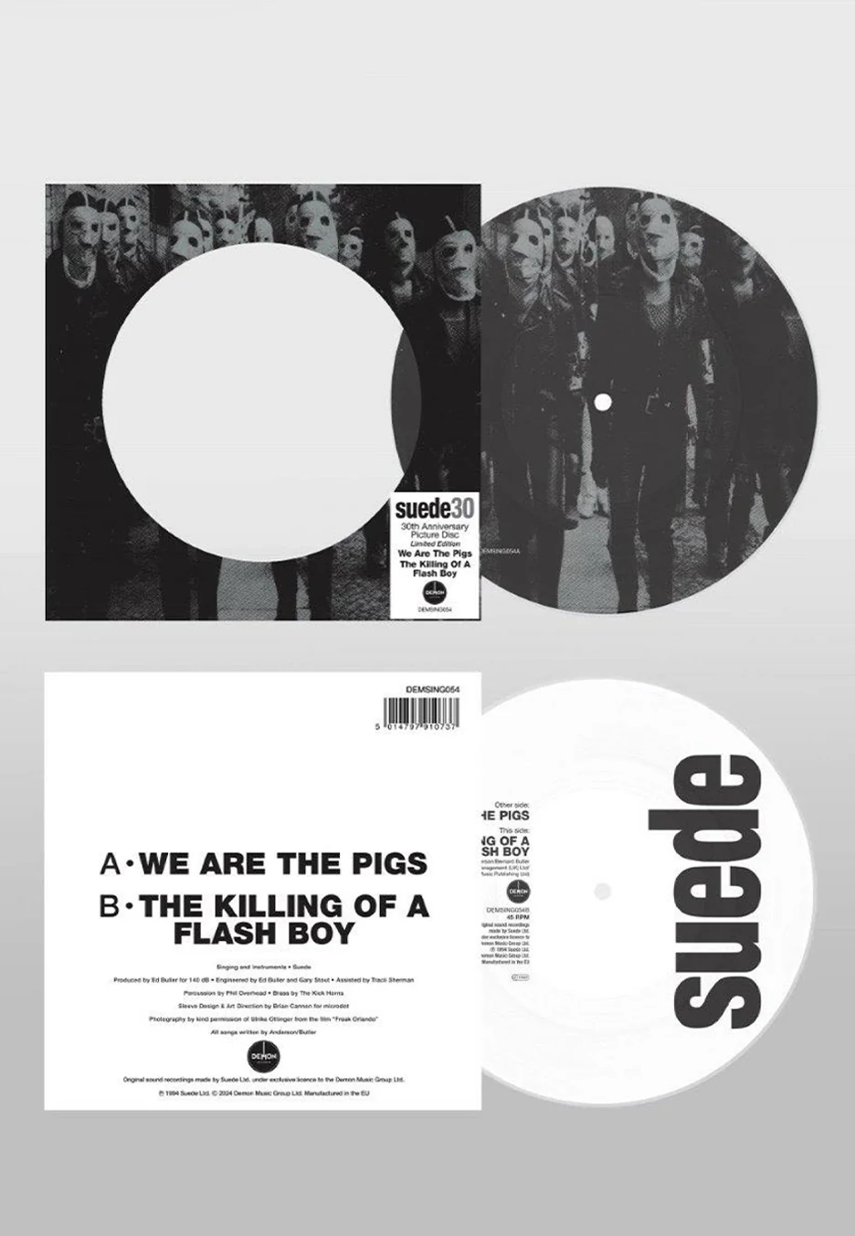 Suede - We Are The Pigs Ltd. Picture - Colored 7" EP