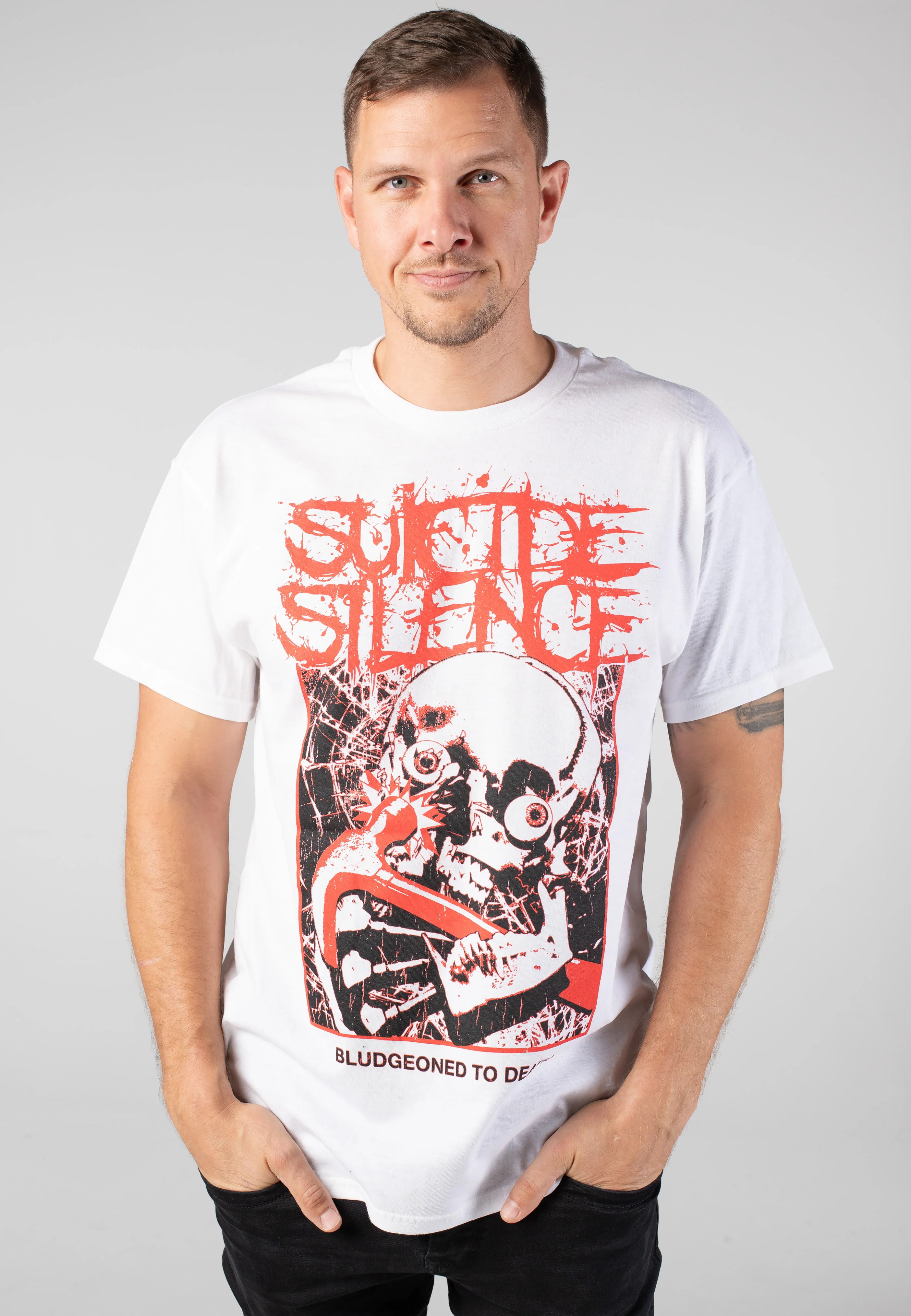 Suicide Silence - Bludgeoned White - T-Shirt - Image 3