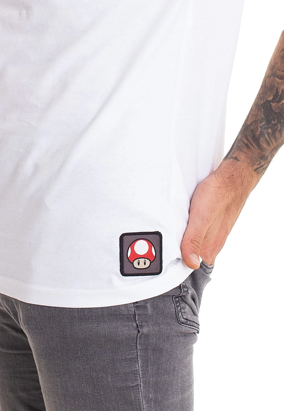 Super Mario - AOP Toad White - T-Shirt - Image 3