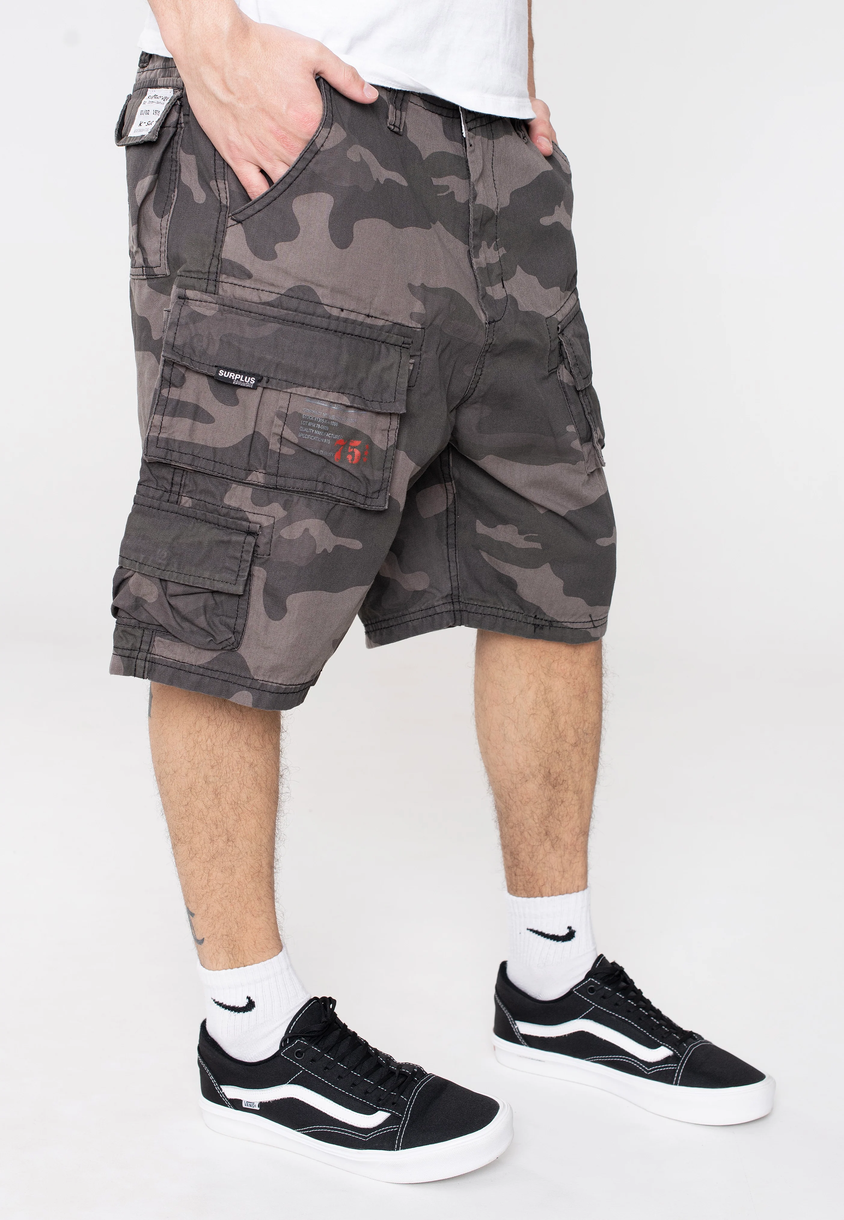 Surplus - Trooper Black Camo - Shorts - Image 2