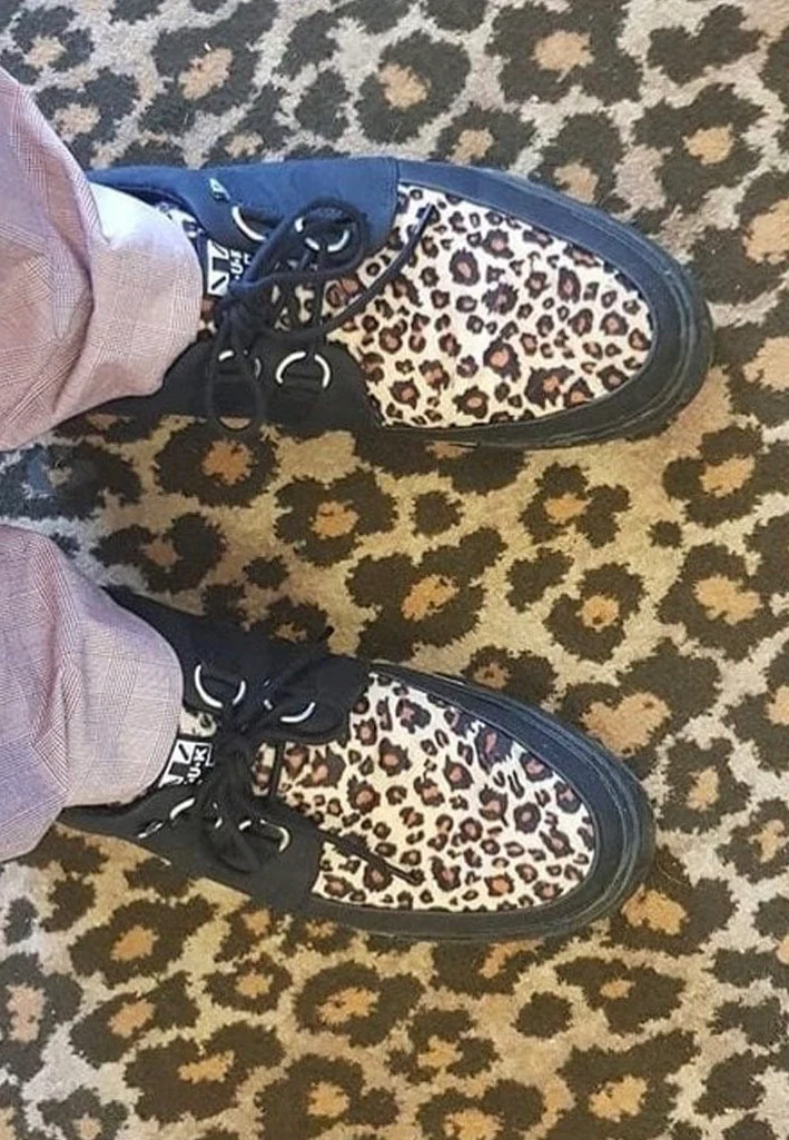 Creeper Black Leopard/Canvas Upper - Girl Shoes - Image 9