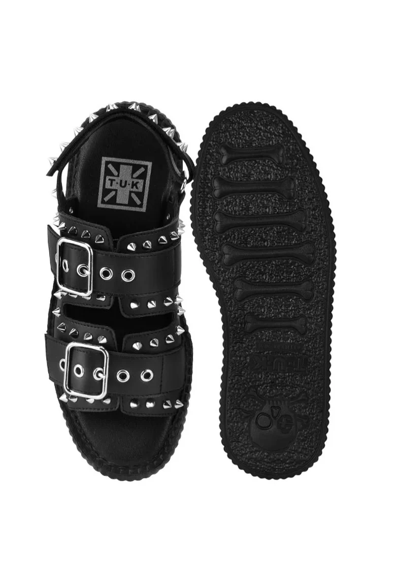 Viva High Stud Black - Girl Sandals - Image 6