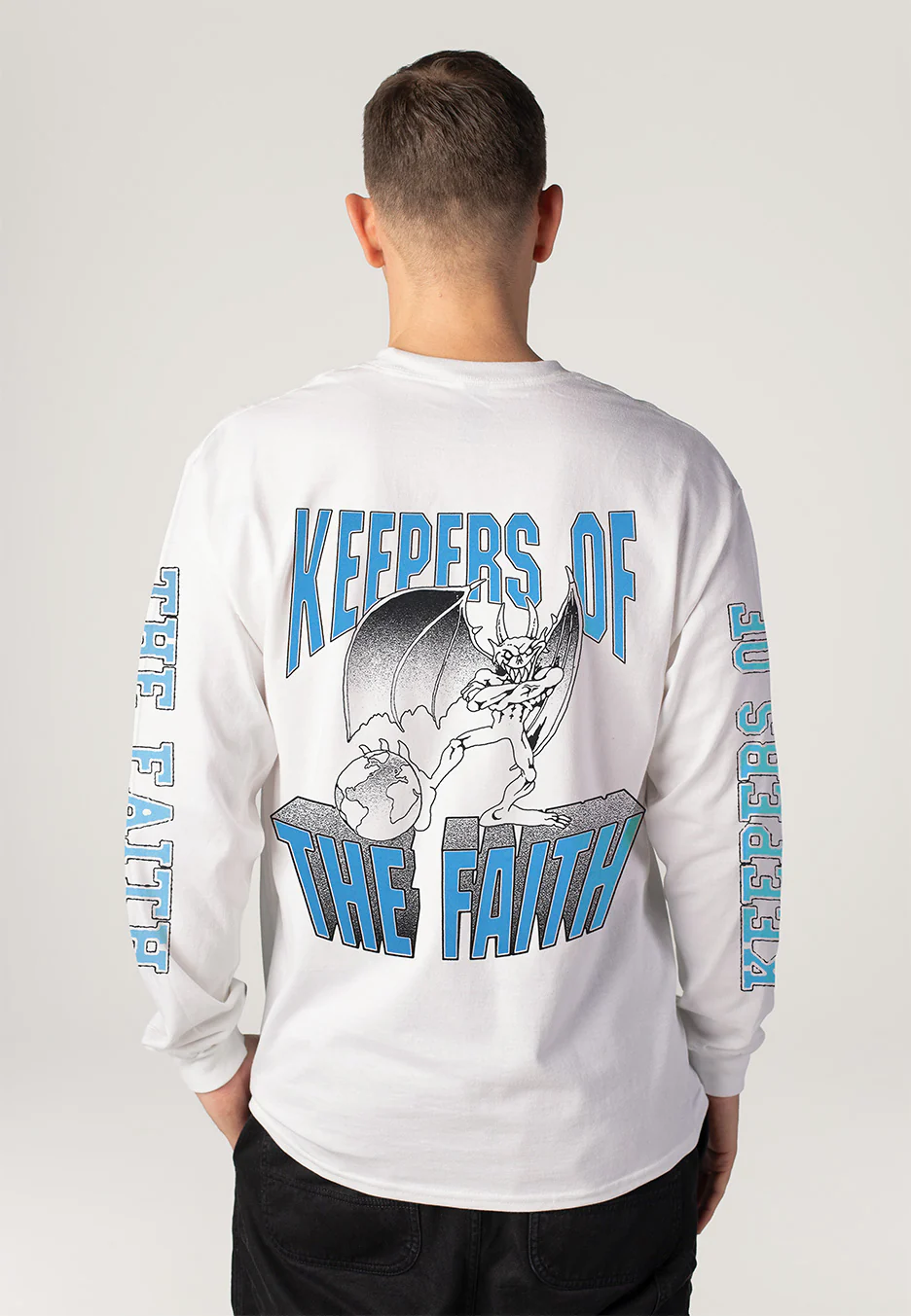 Believers Devil White - Longsleeve - Image 4