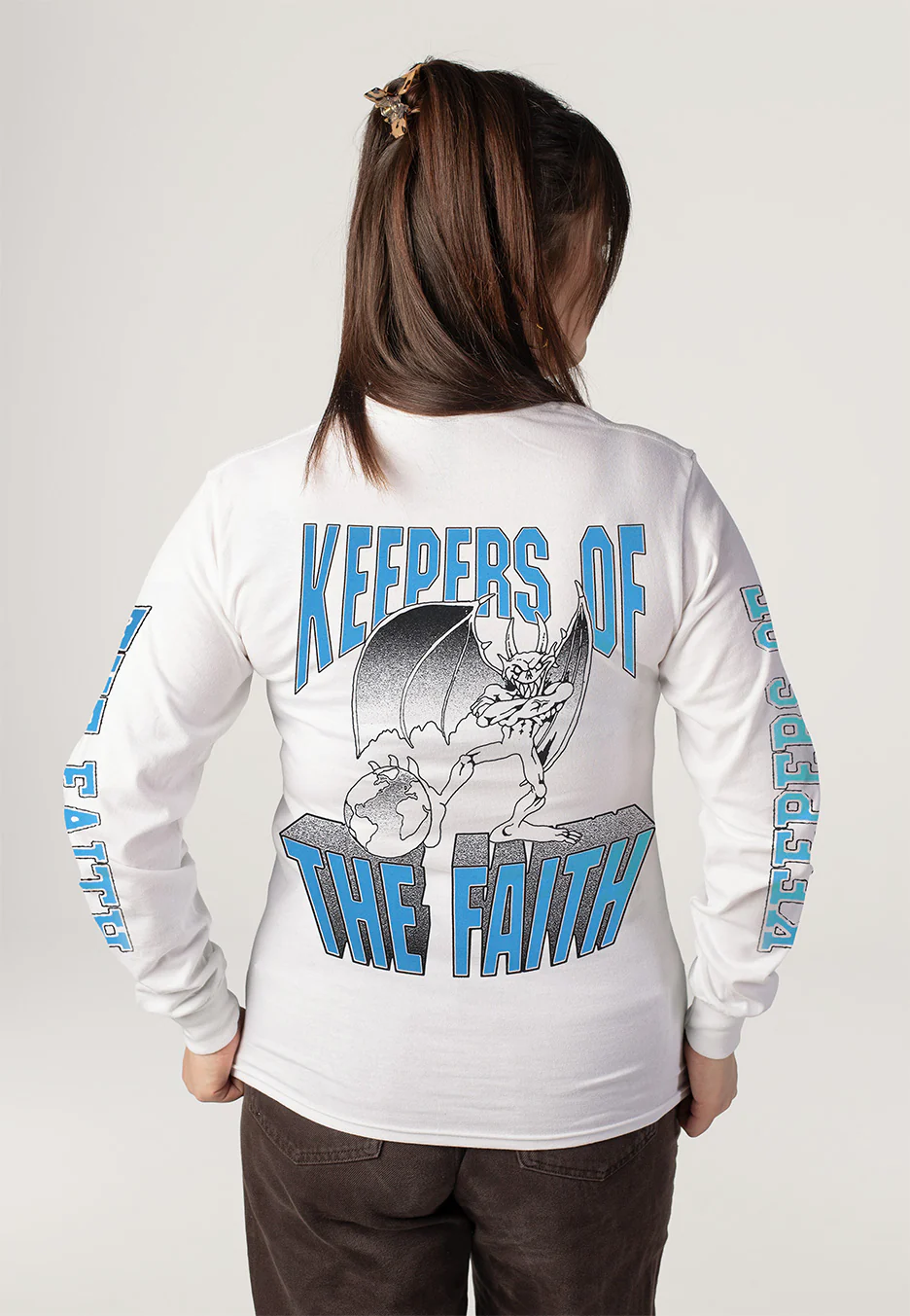 Believers Devil White - Longsleeve - Image 6