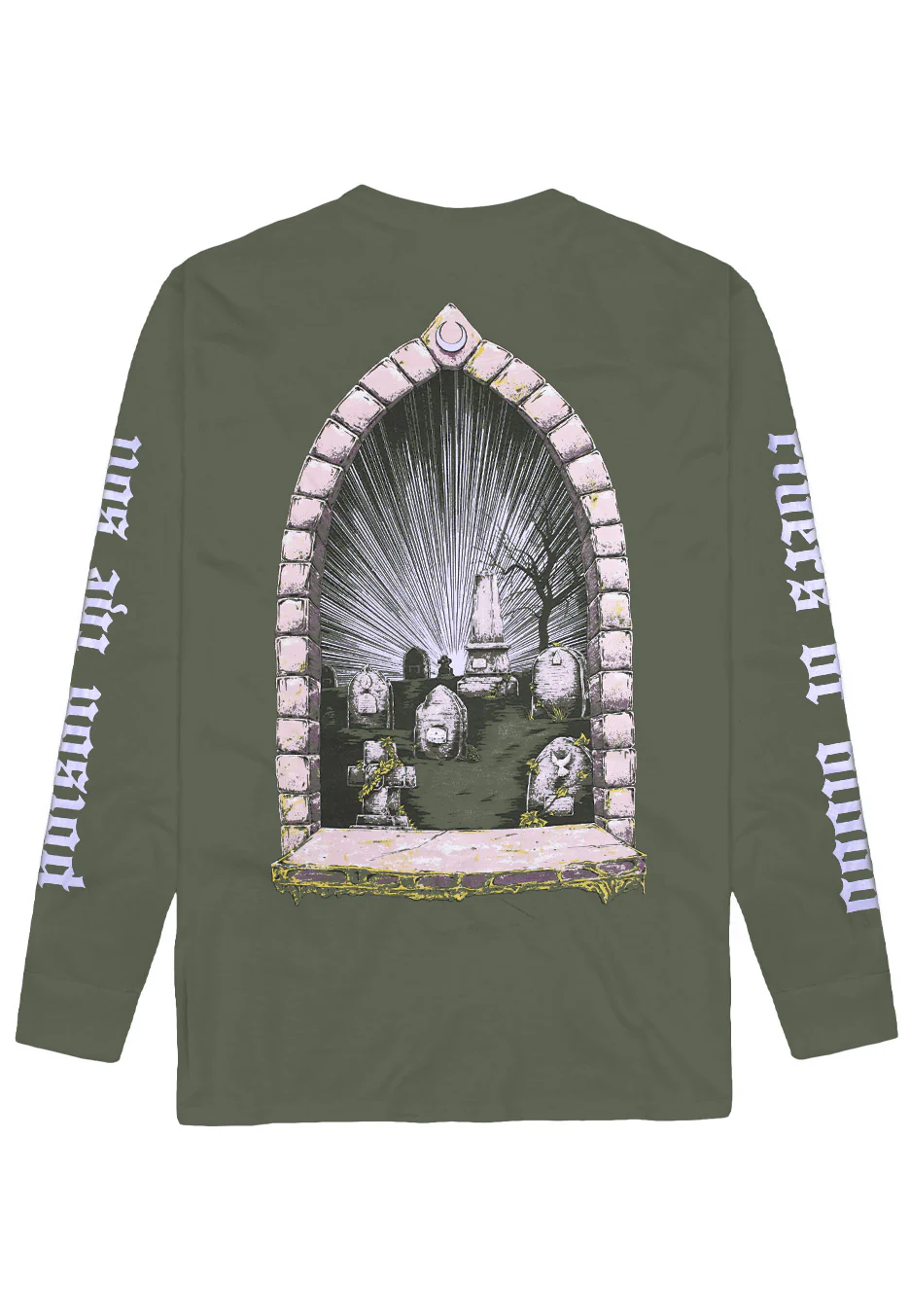 The Acacia Strain - Untended Grave Military Green - Longsleeve - Image 2