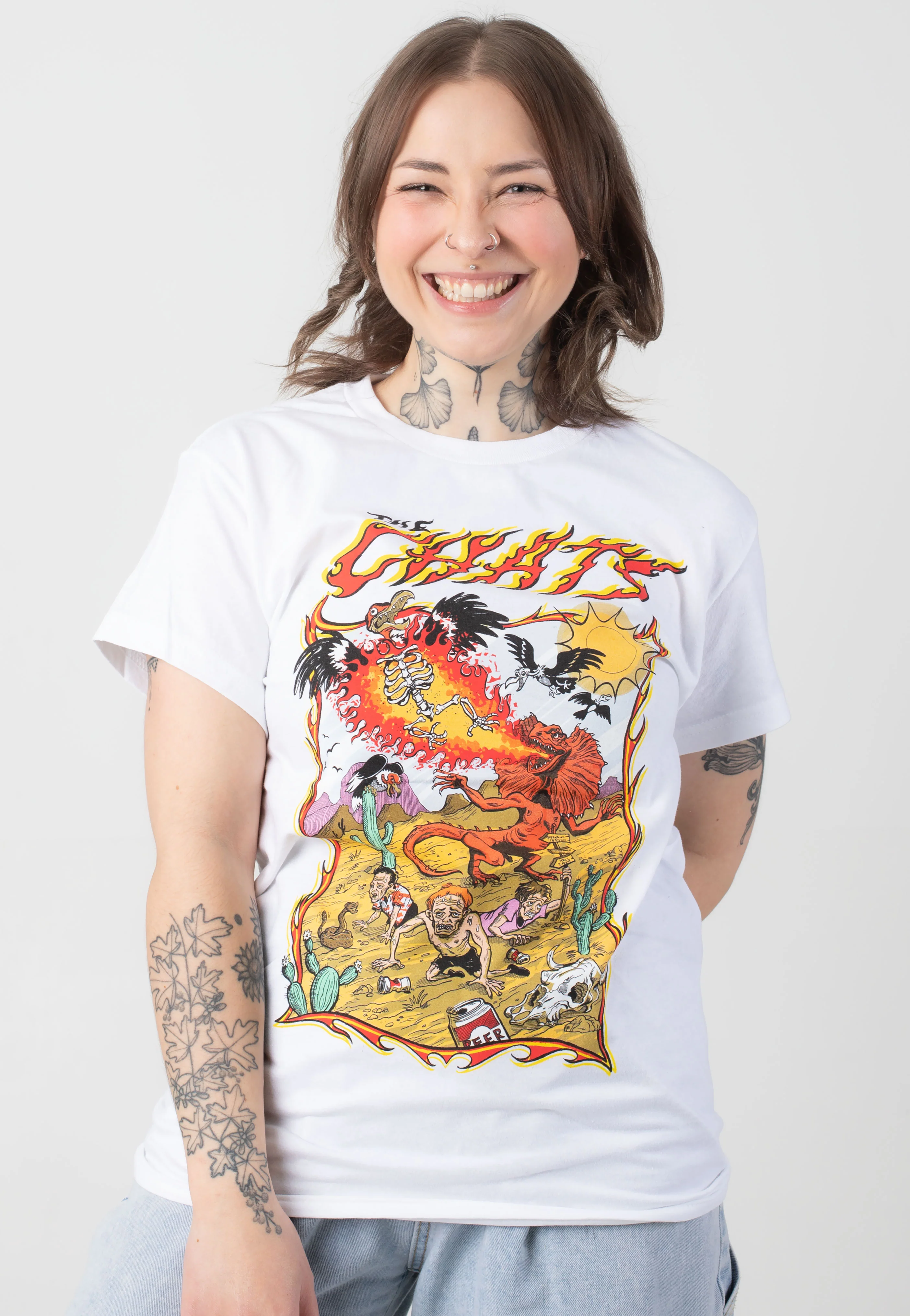 The Chats - Lizard Breath White - T-Shirt - Image 5