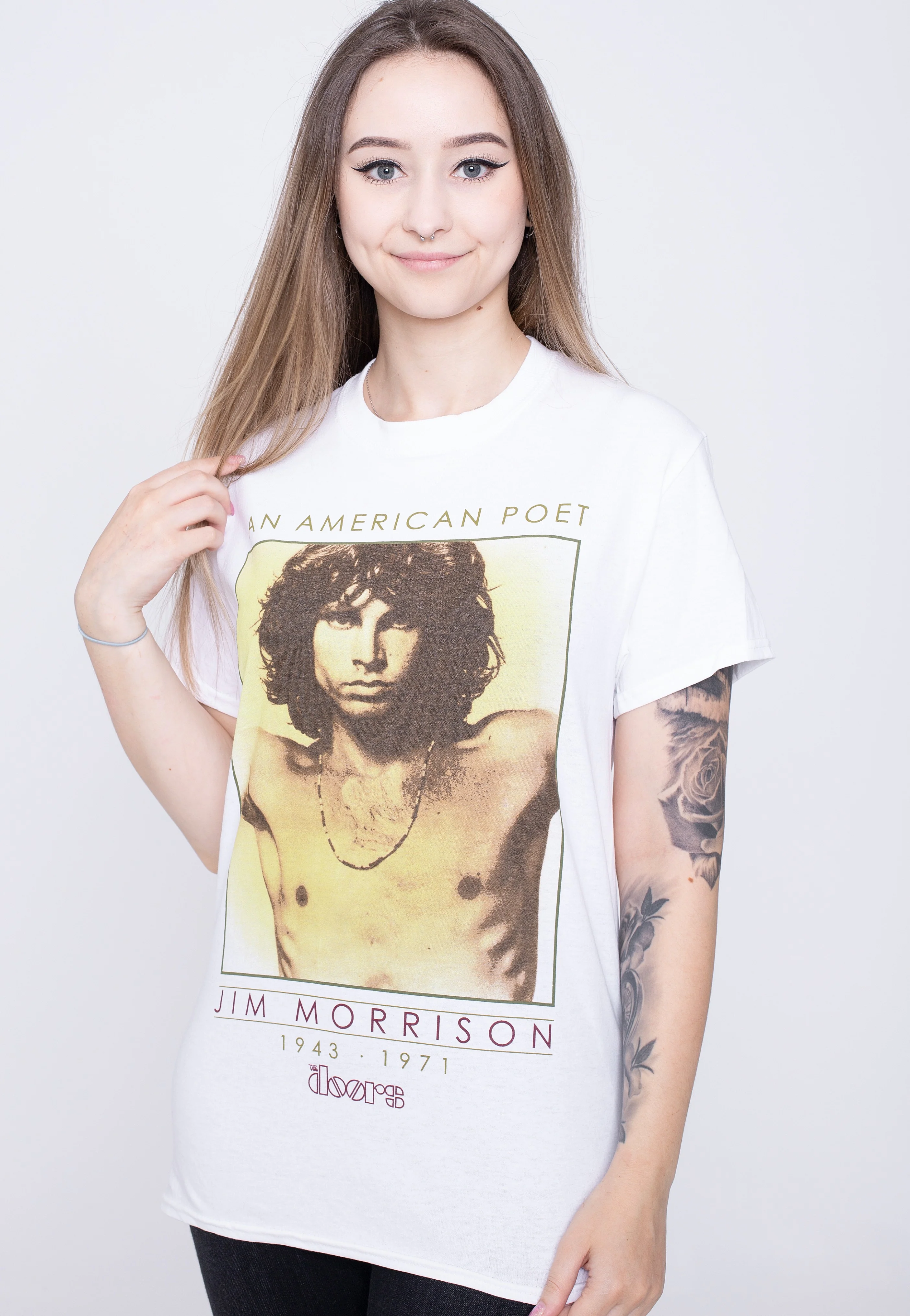 The Doors - American Poet White - T-Shirt - Image 5