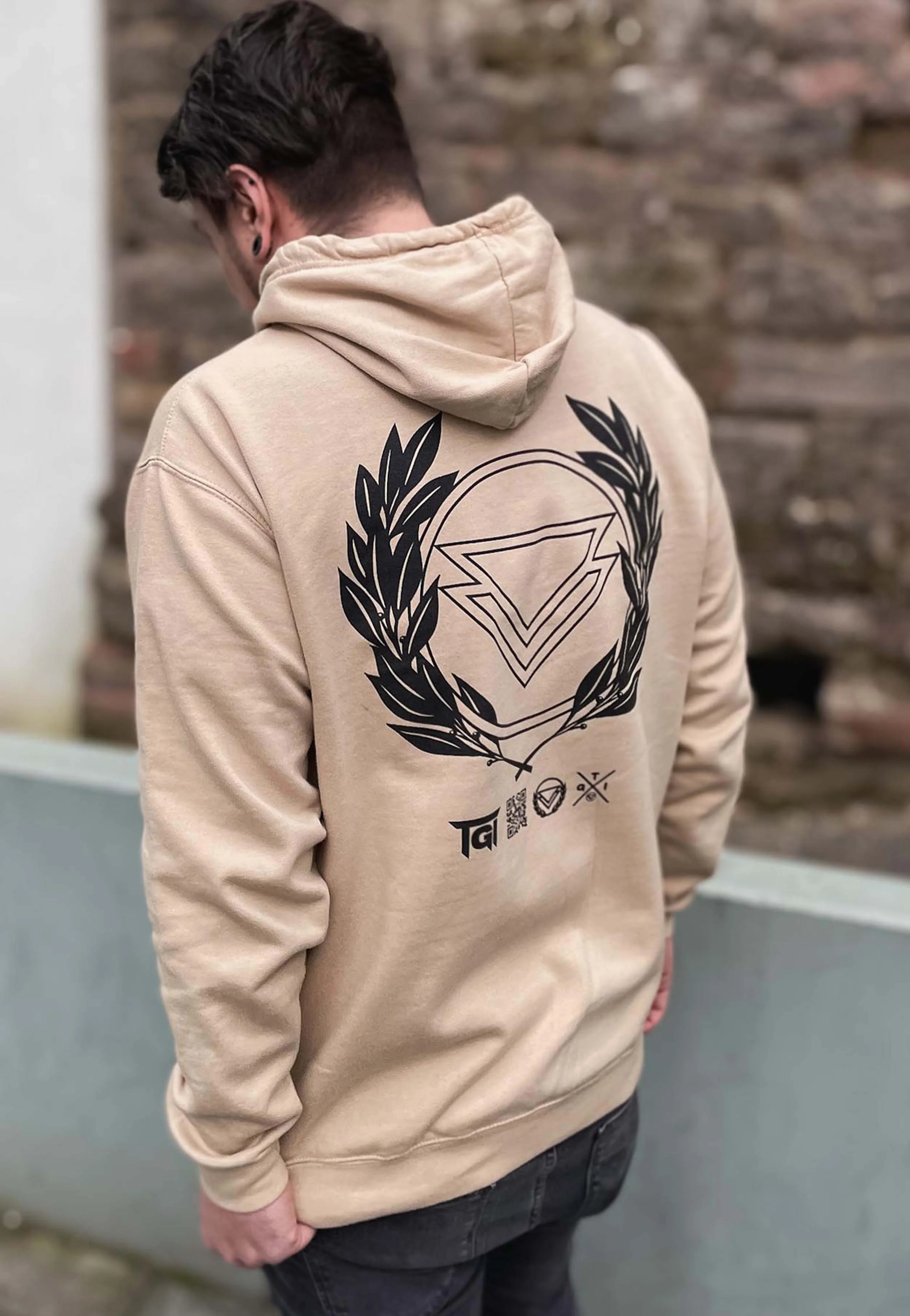 The Ghost Inside - Laurel Wreath Sand - Hoodie - Image 4
