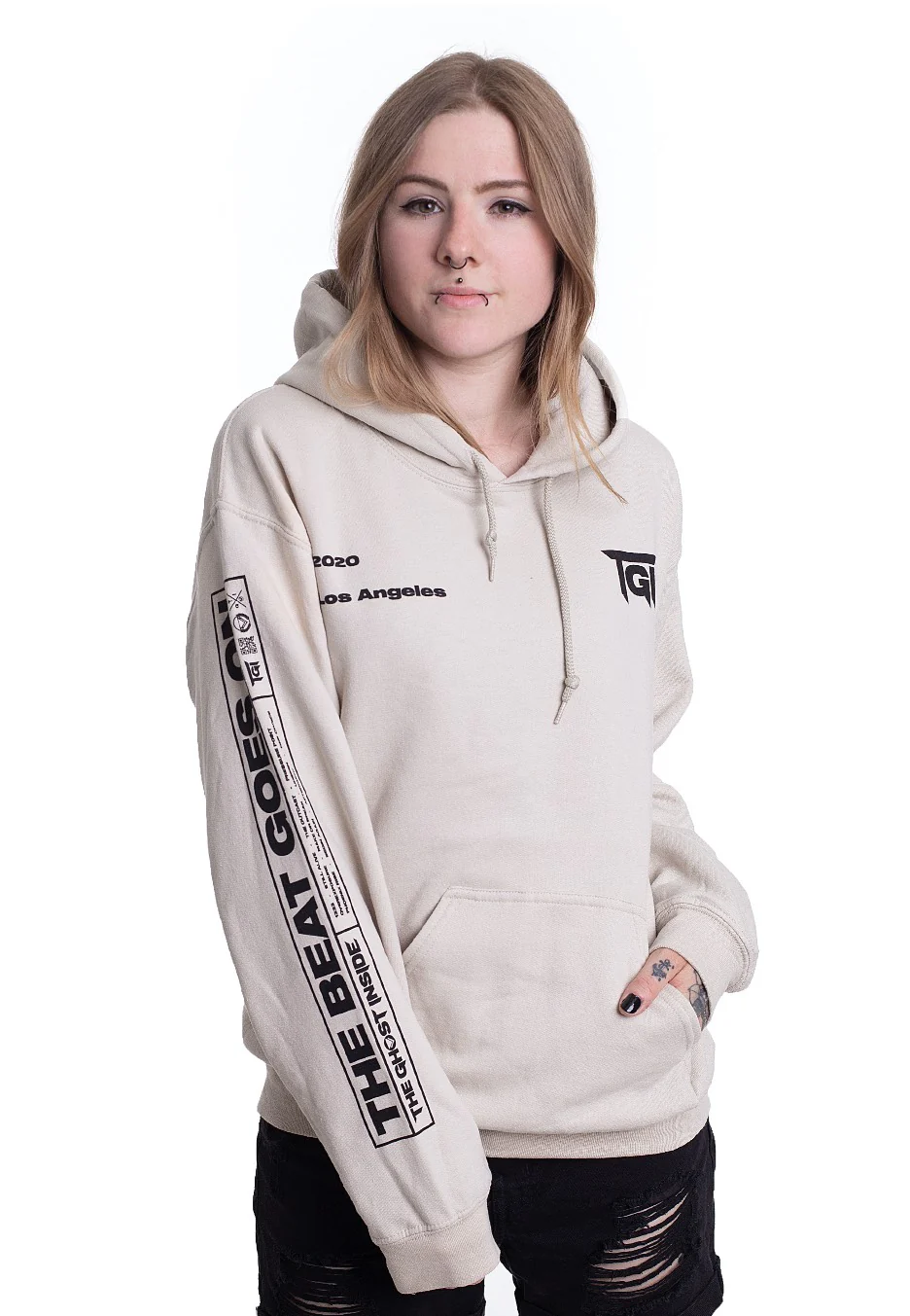 The Ghost Inside - Laurel Wreath Sand - Hoodie - Image 7