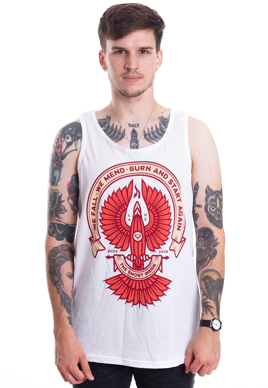 The Ghost Inside - Phoenix White - Tank - Image 3