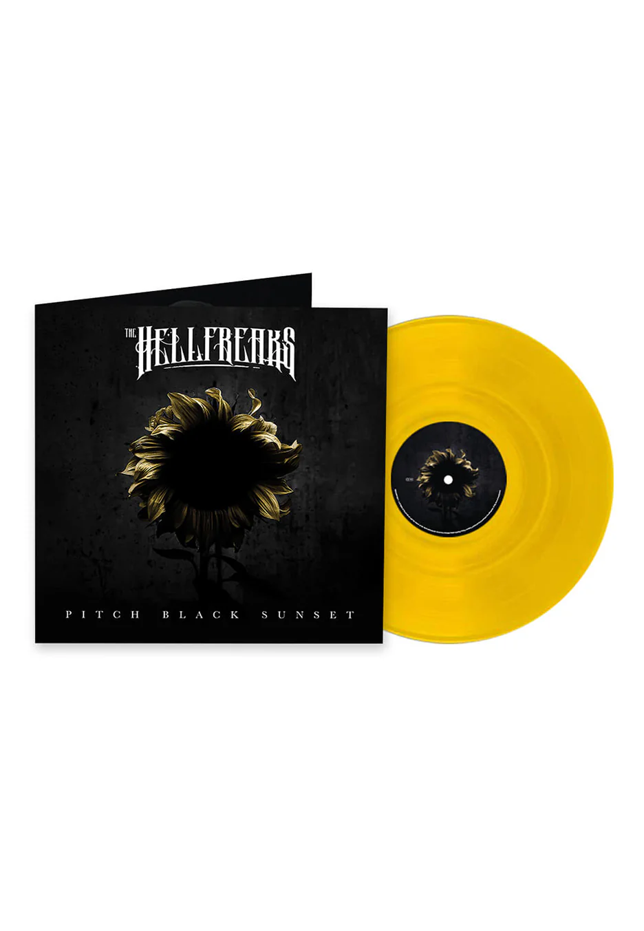 The Hellfreaks - Pitch Black Sunset Ltd. Sun Yellow - Colored Vinyl