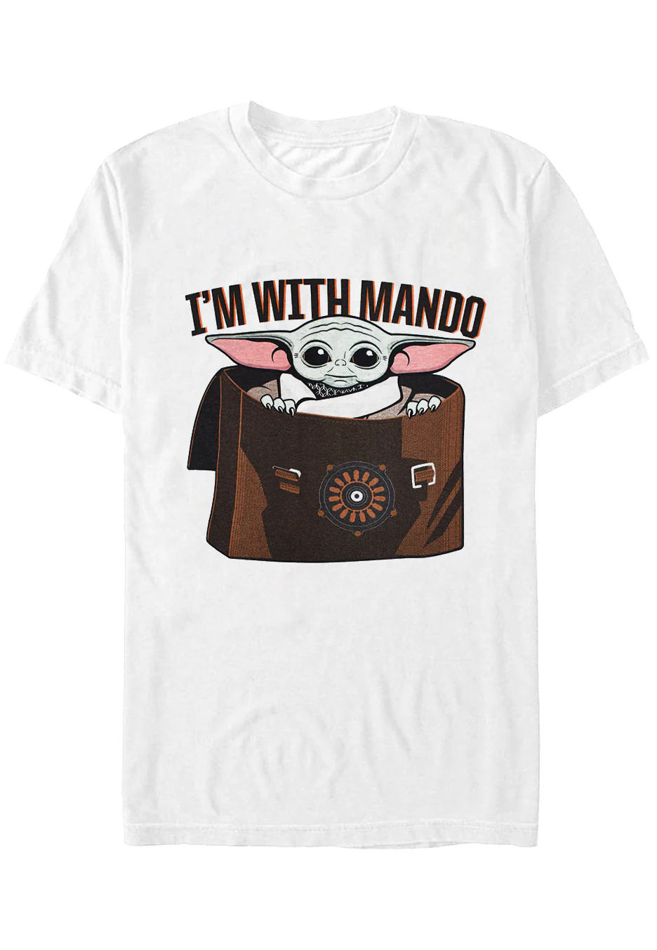 The Mandalorian - I'm With Mando White - T-Shirt - Image 6